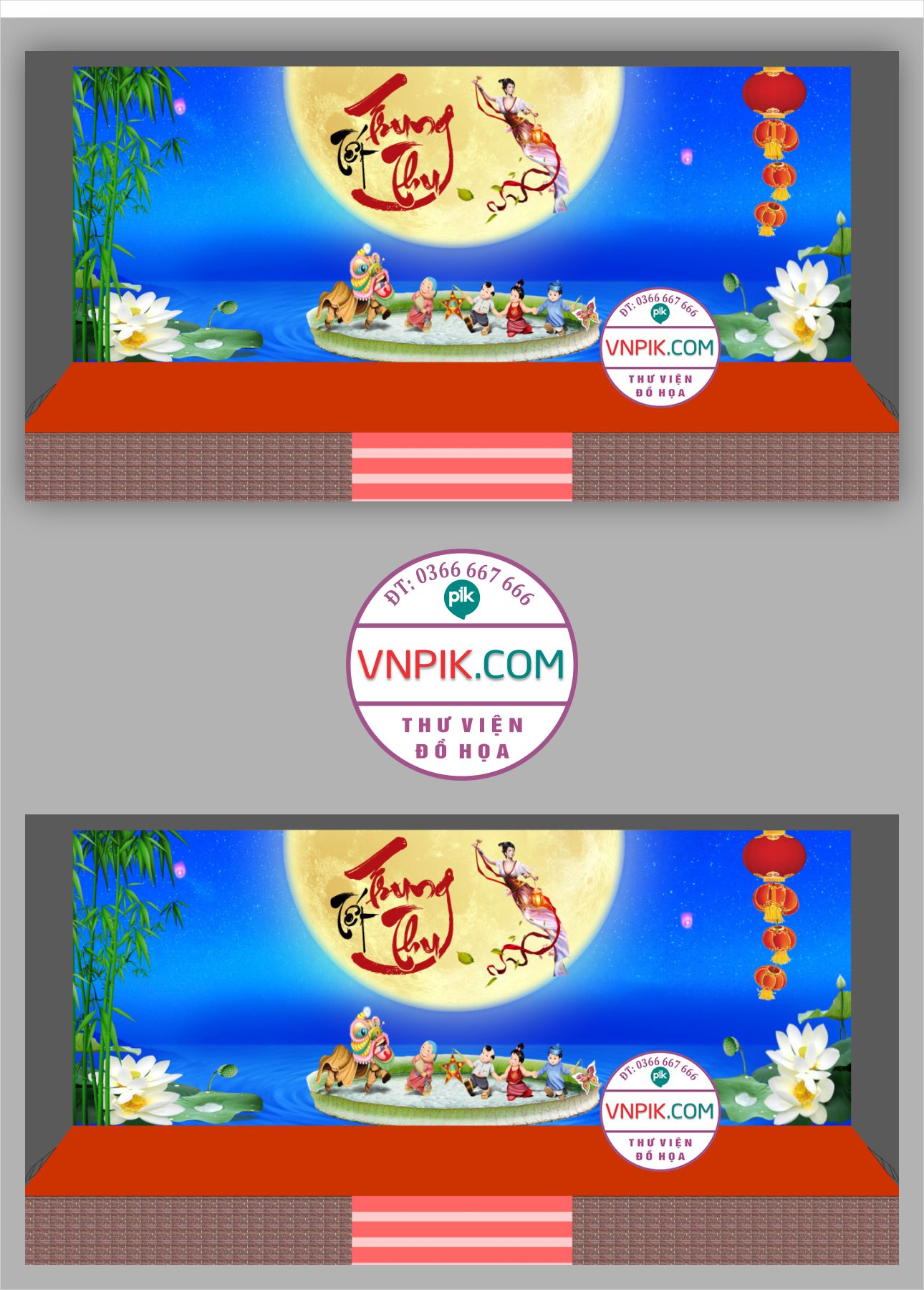 Market Vui tết trung thu #4 file CorelDRAW