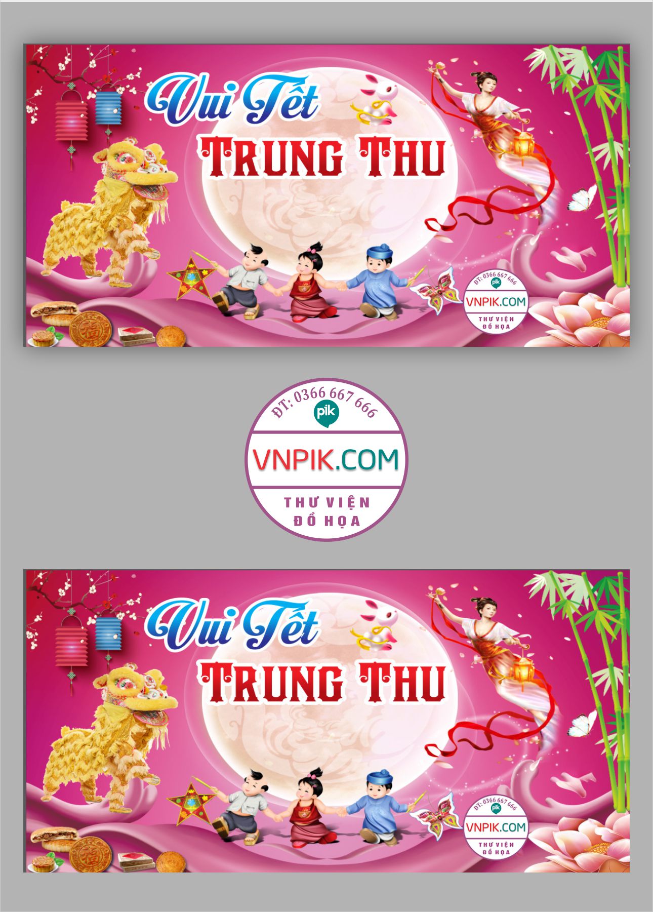 Market Vui tết trung thu #6 file CorelDRAW