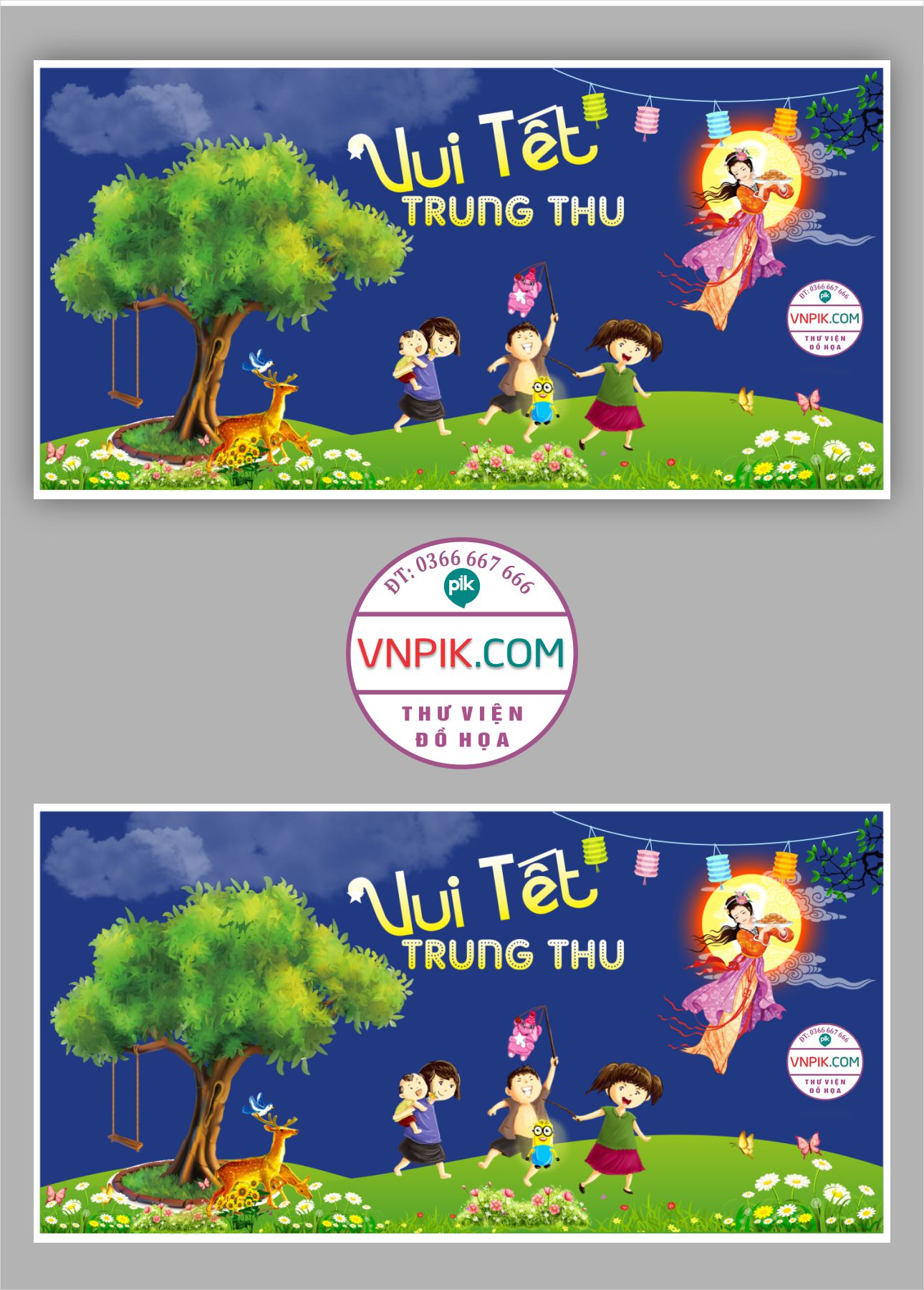 Market vui tết trung thu #8 file corel