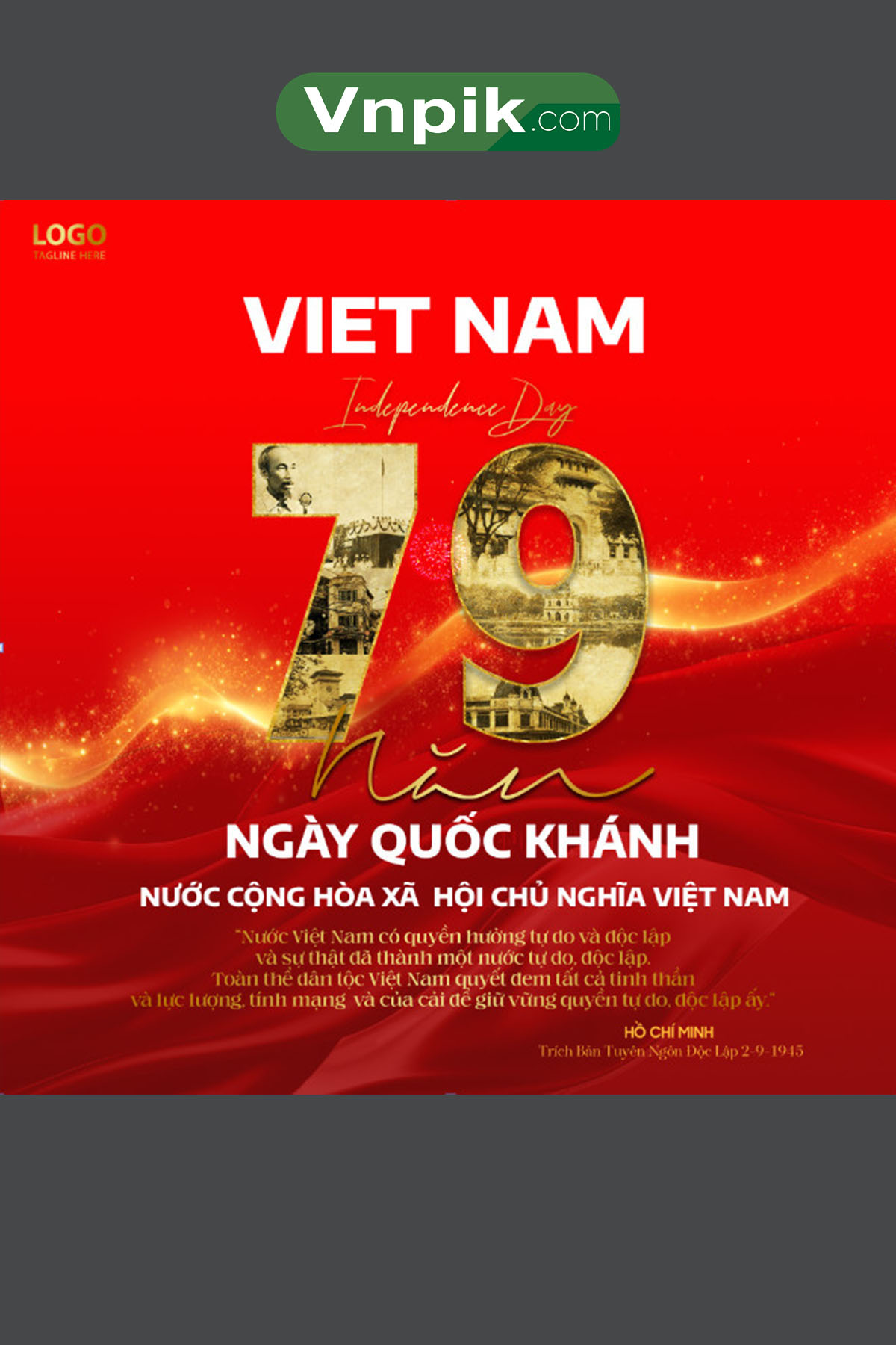 Phông Nền Chào Mừng Ngày Quốc Khánh 2 Tháng 9 Mẫu 21