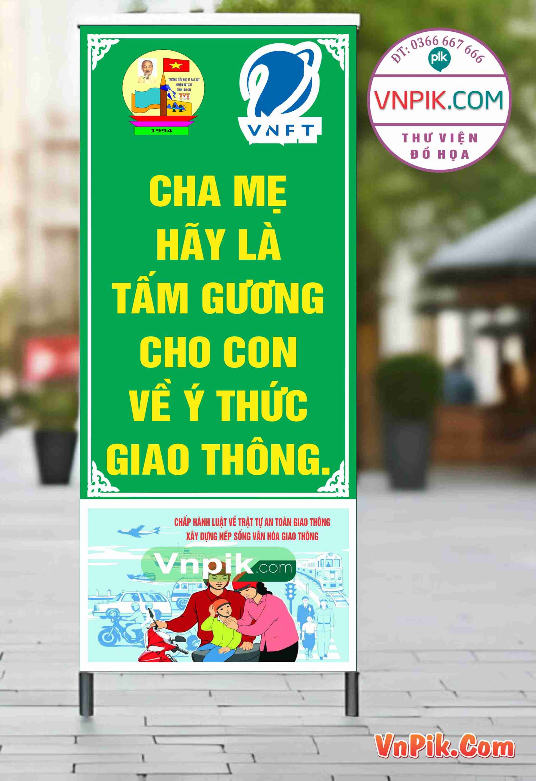 Khẩu hiệu tuyên truyền an toàn giao thông mẫu 14