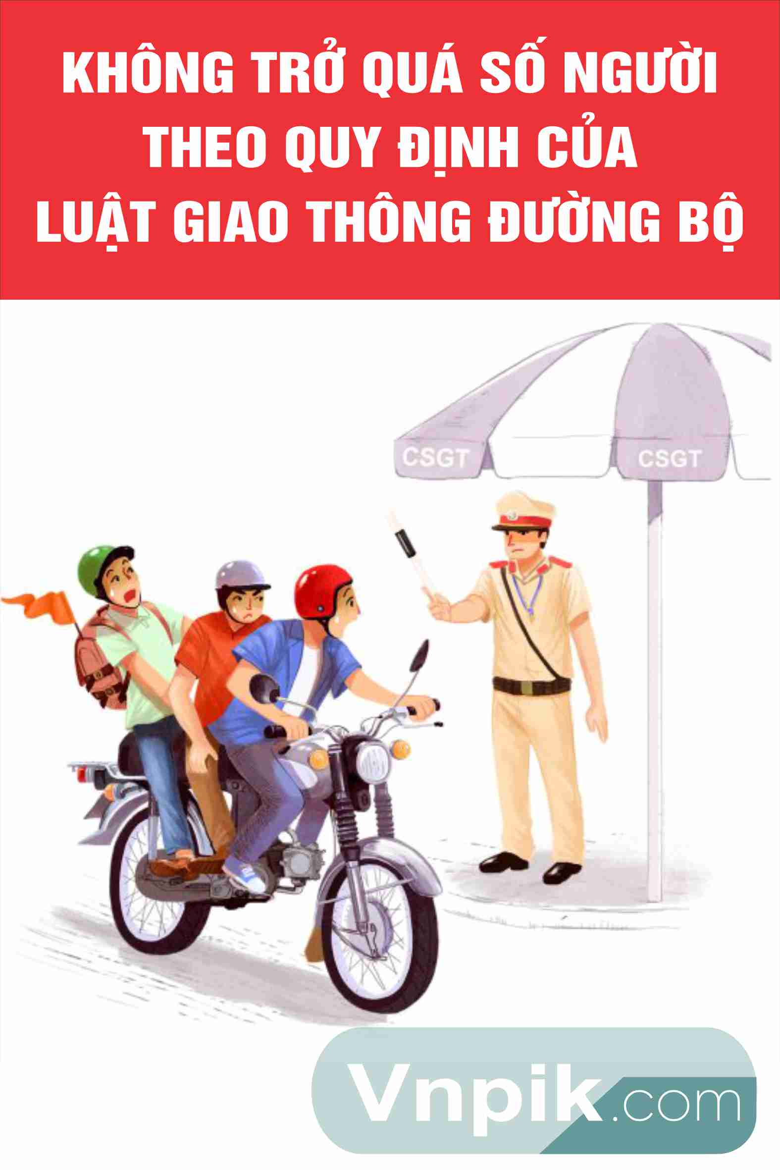 Khẩu hiệu tuyên truyền an toàn giao thông mẫu 4