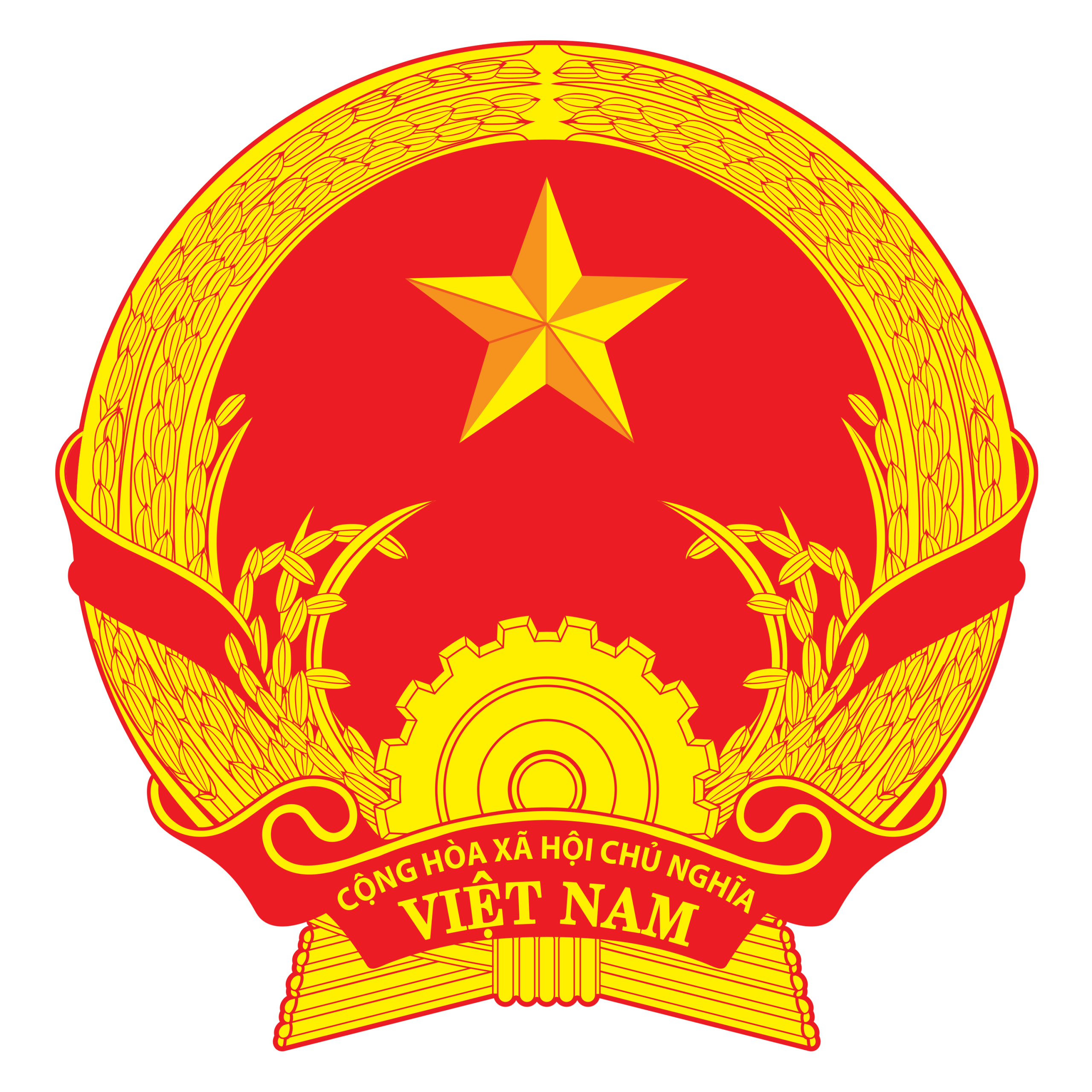 Logo Quốc Huy Nước Cộng Hoà xã hội chủ Nghĩa Việt Nam file corel vector x7