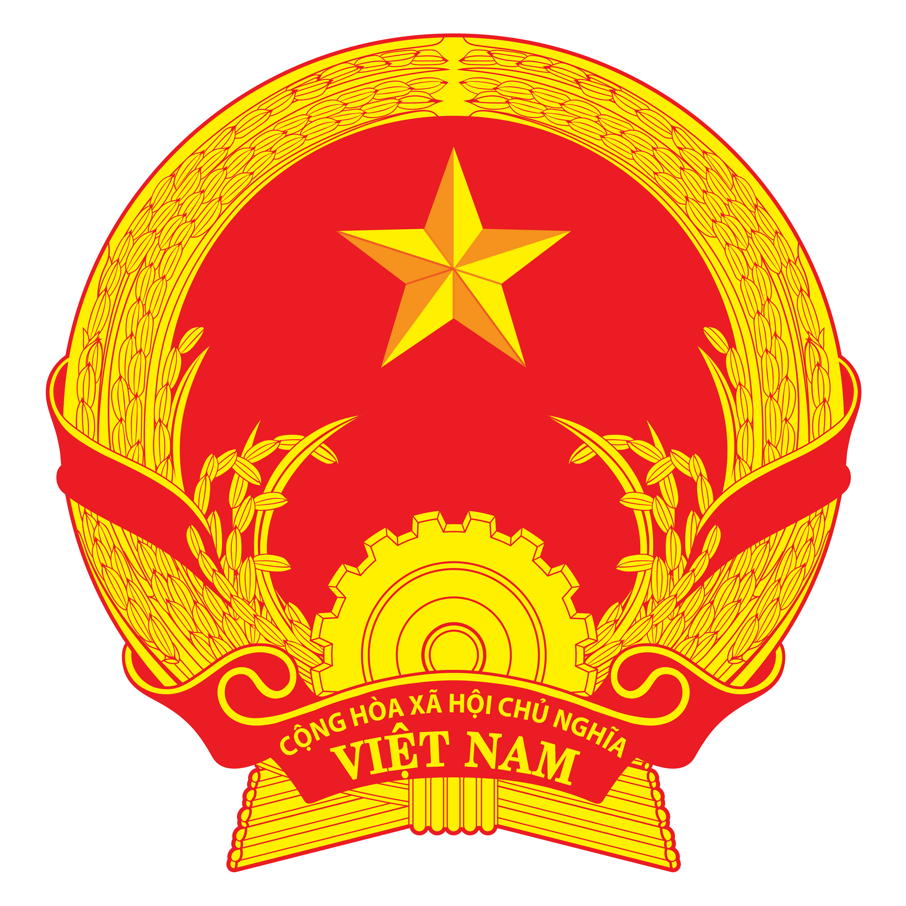 Logo Quốc Huy Nước Cộng Hoà xã hội chủ Nghĩa Việt Nam file corel vector x7