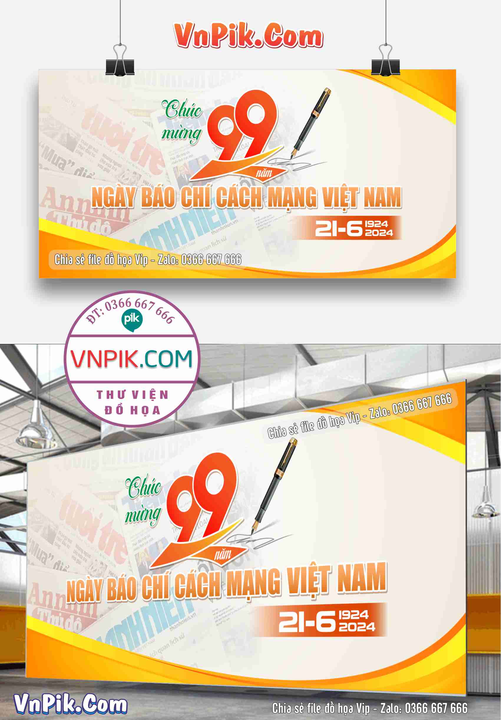 Maket Chúc mừng 99 năm Ngày Báo chí cách mạng Việt Nam