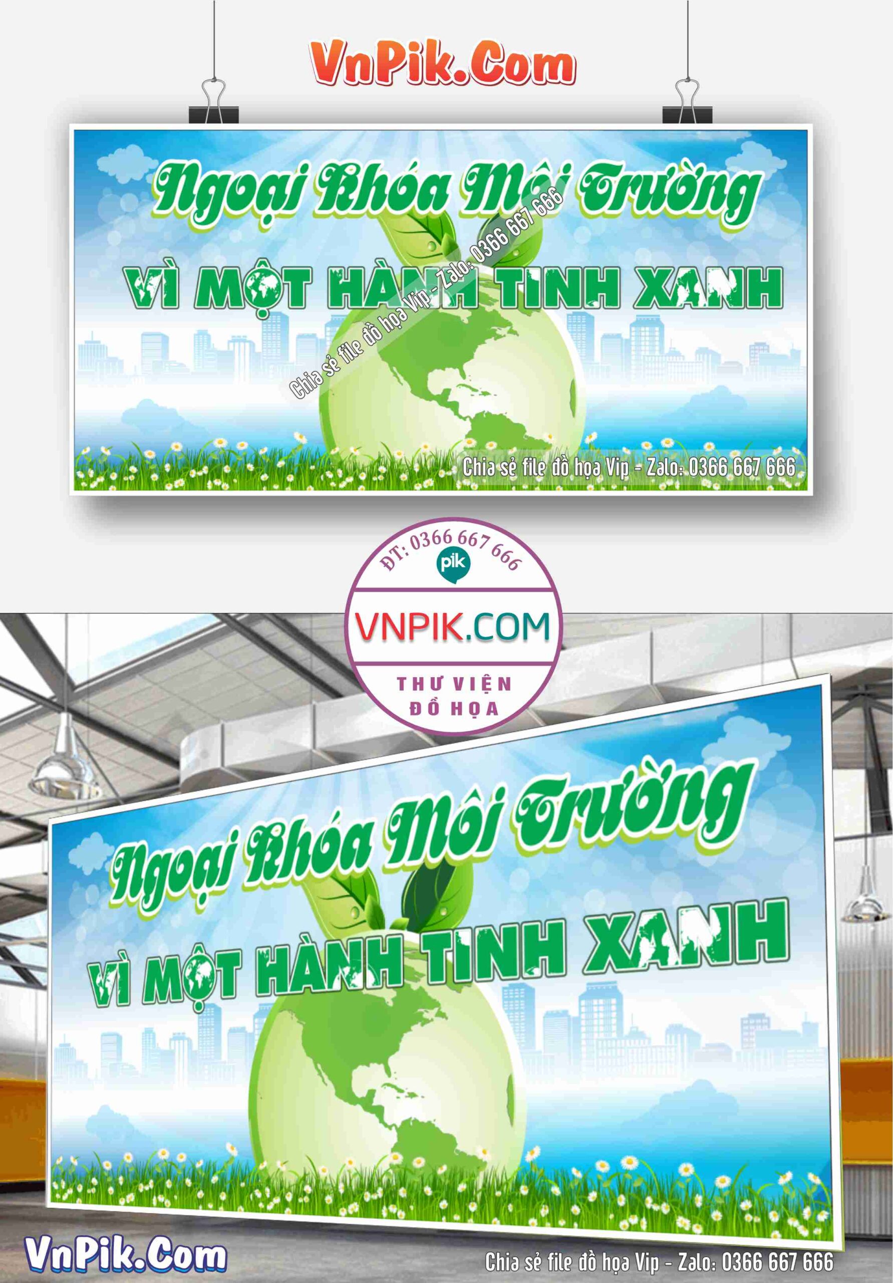 Market Ngoại khóa môi trường vì một hành tinh xanh