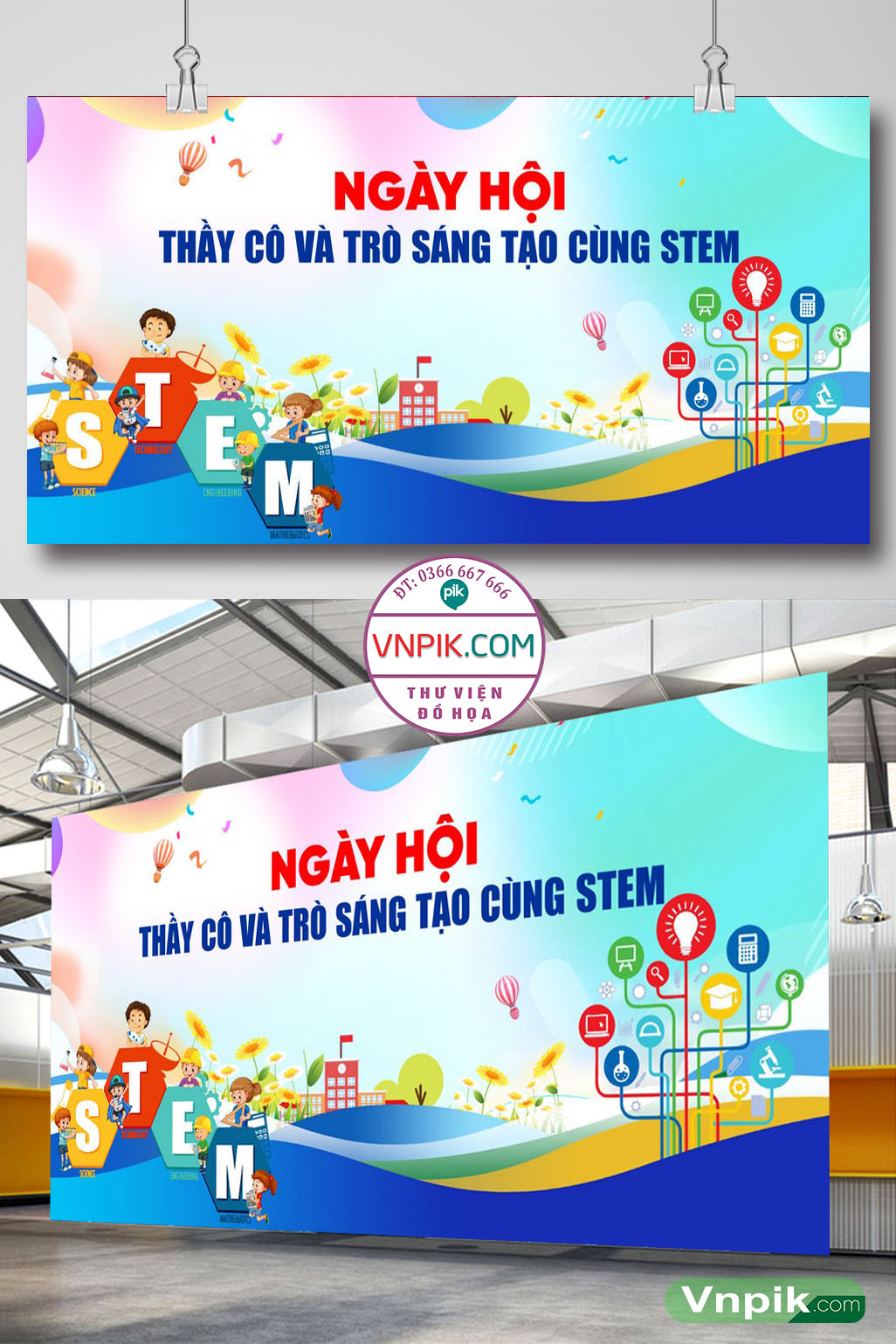 Ngày hội thầy cô và trò sáng tạo cùng Stem file corel