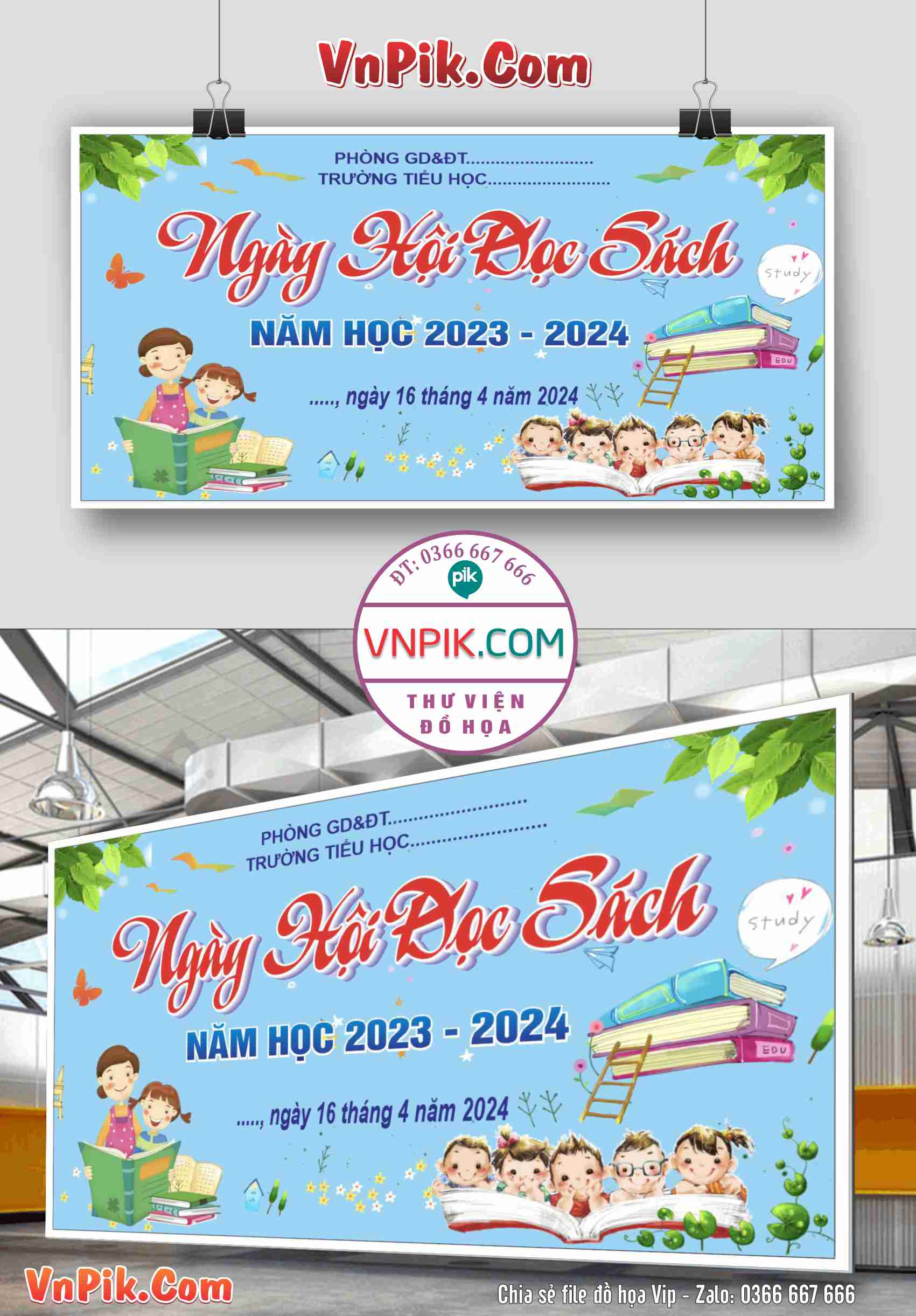 Phông nền ngày hội đọc sách file vector corel x7 đẹp mẫu 13