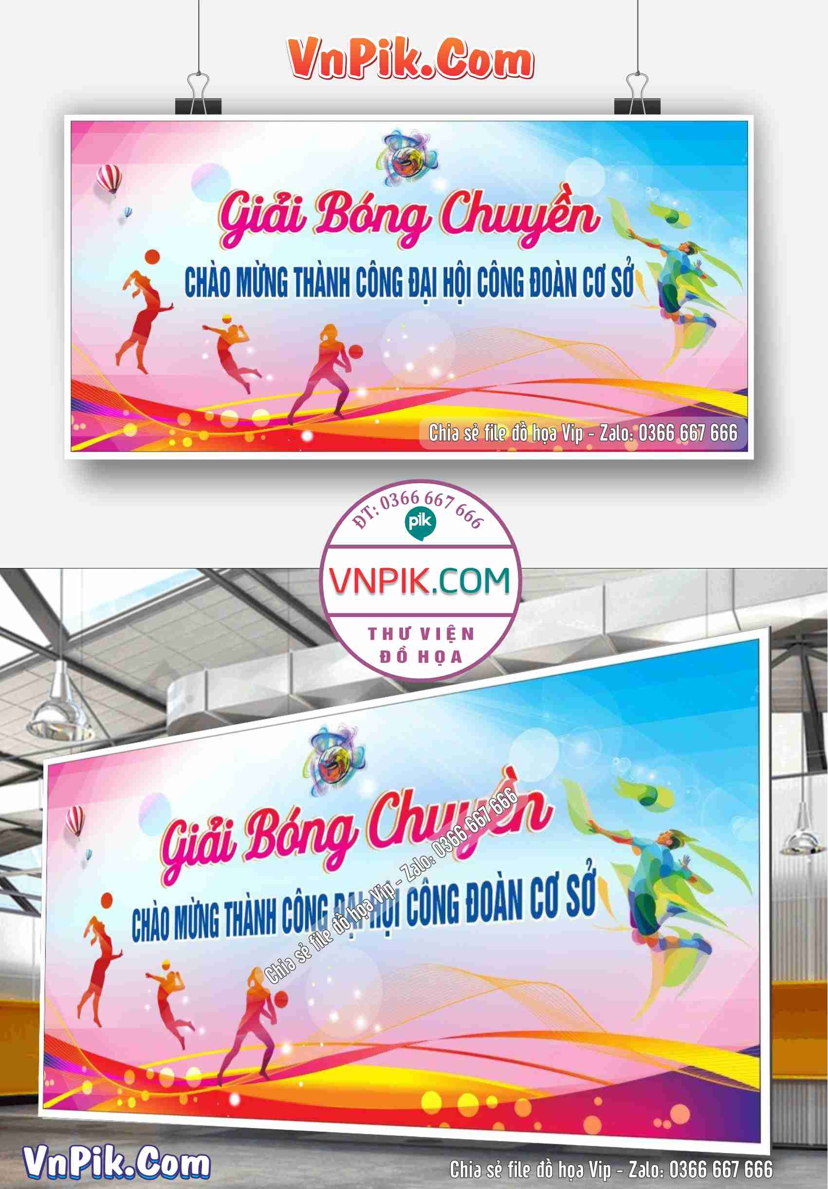 Phông nền thể thao giải bóng chuyền chào mừng đại hội công đoàn cơ sở