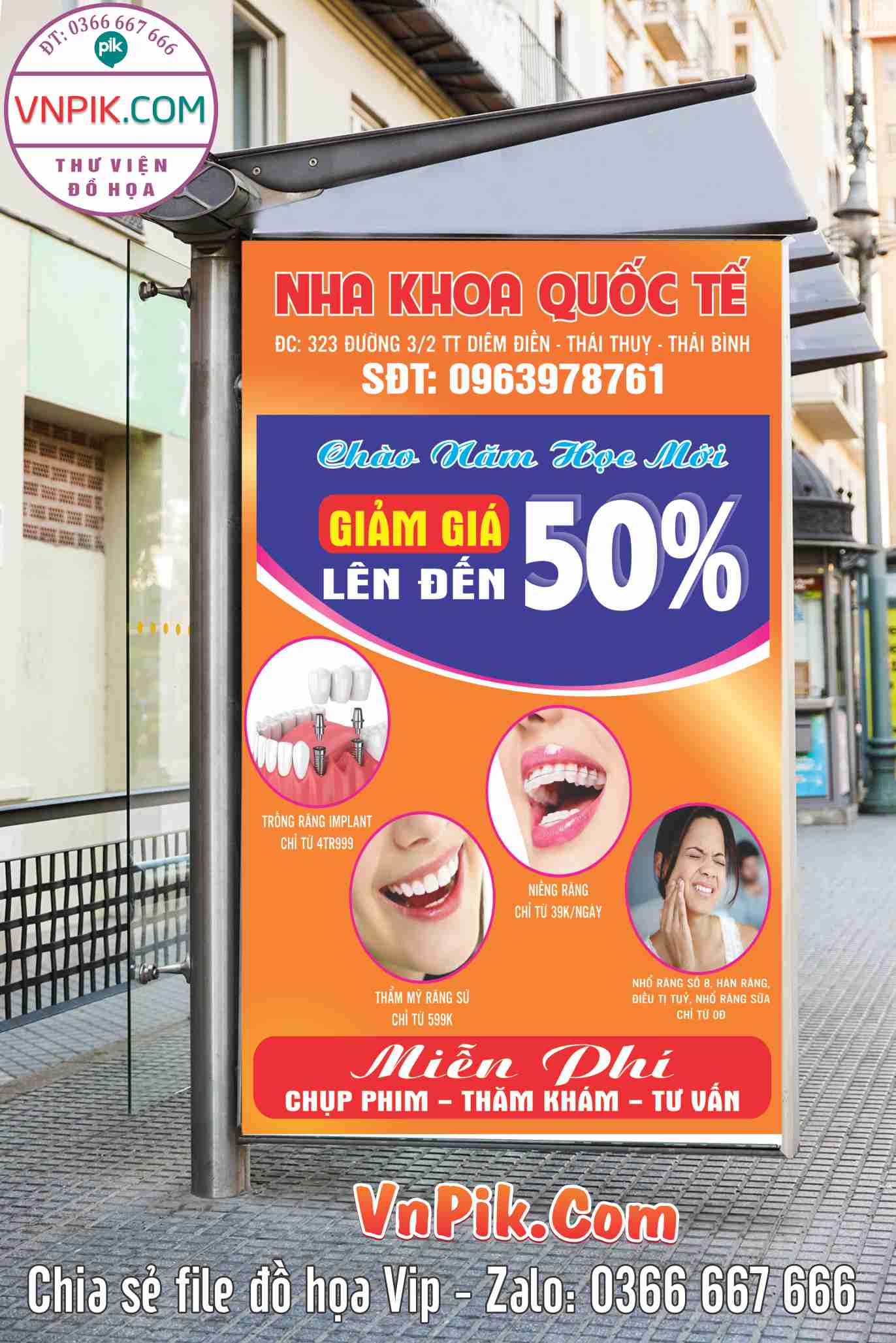 Poster nha khoa quốc tế