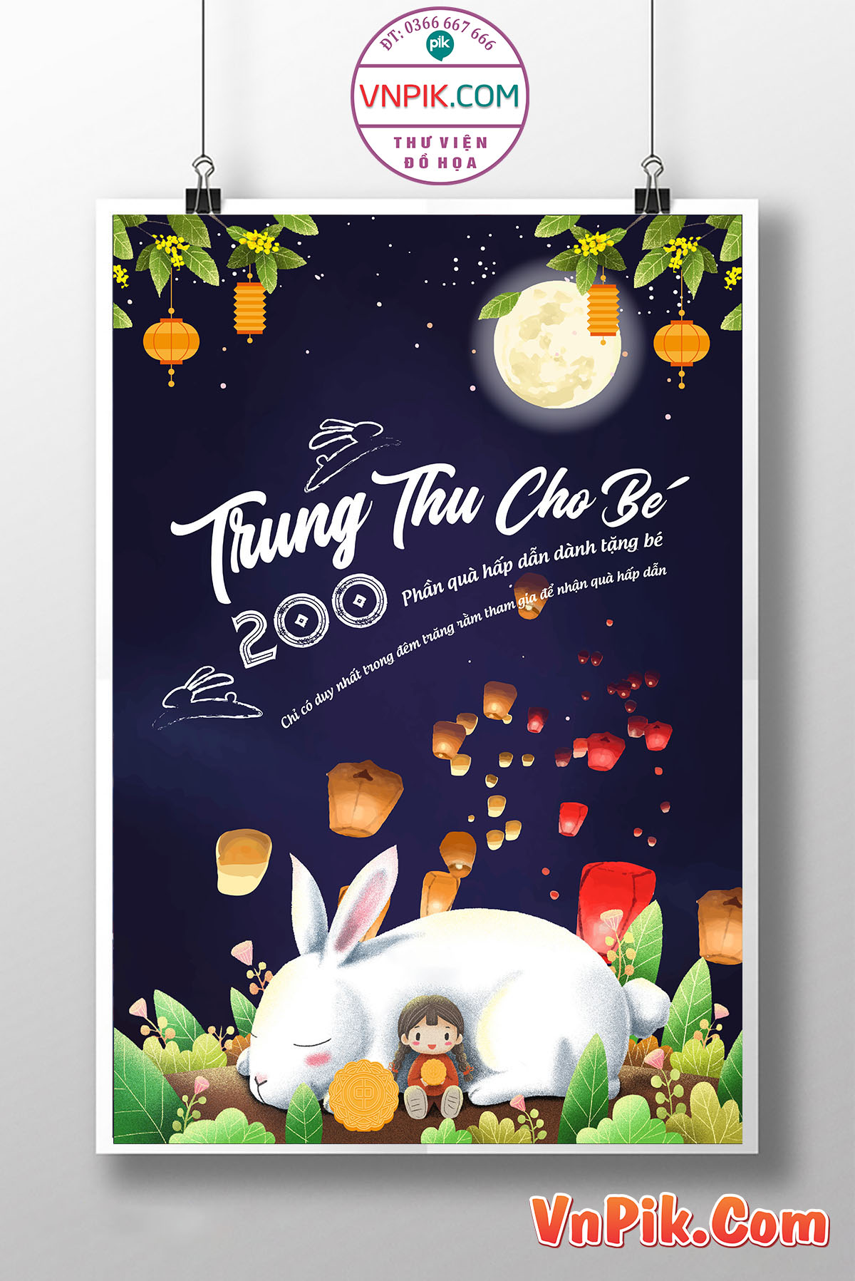 Poster Thiết Kế Tết Tung Thu 2024 Đẹp 1