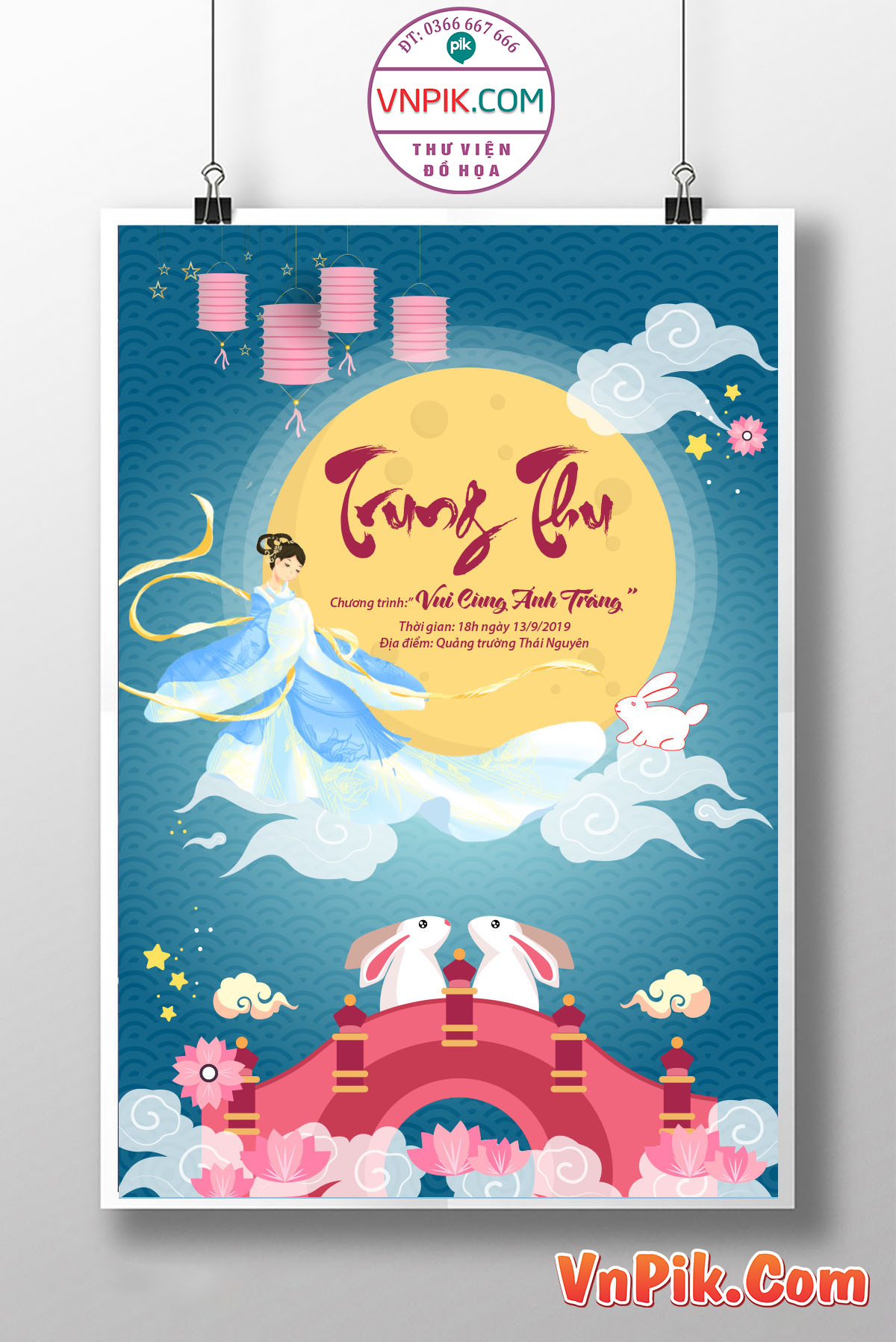 Poster Thiết Kế Tết Tung Thu 2024 Đẹp 10