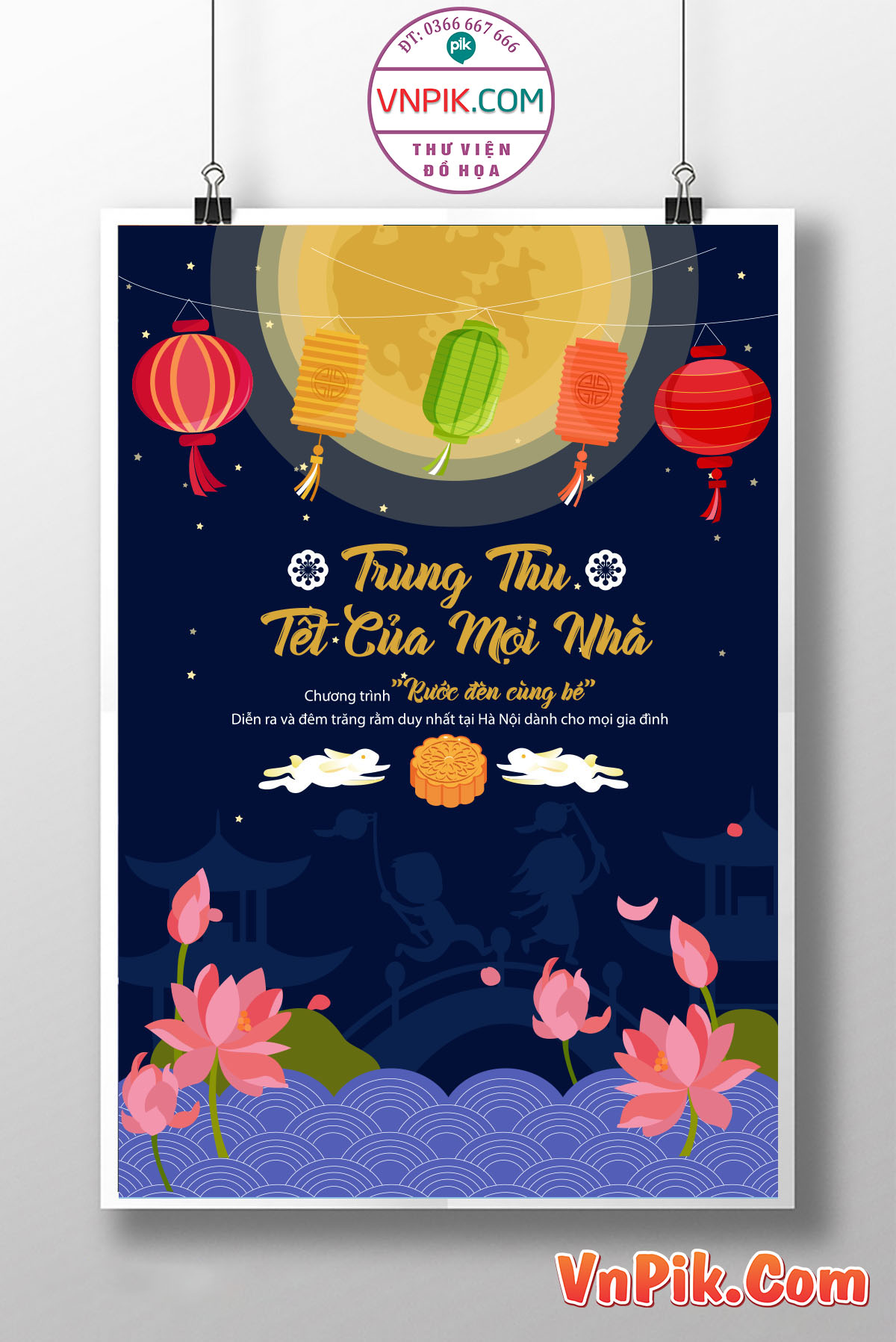 Poster Thiết Kế Tết Tung Thu 2024 Đẹp 13