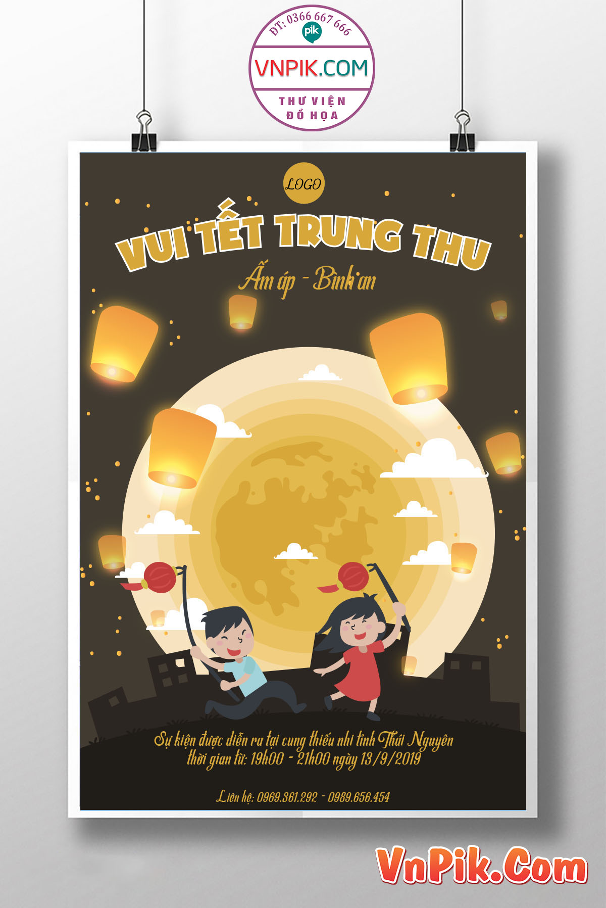 Poster Thiết Kế Tết Tung Thu 2024 Đẹp 16