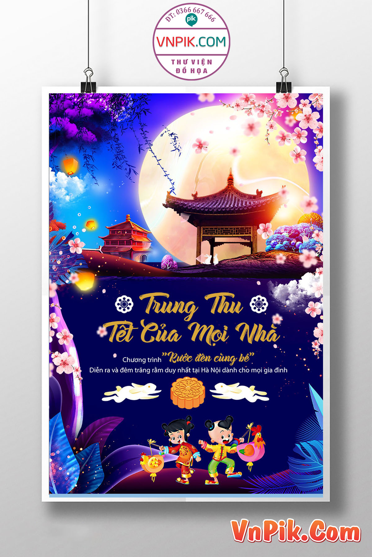 Poster Thiết Kế Tết Tung Thu 2024 Đẹp 18