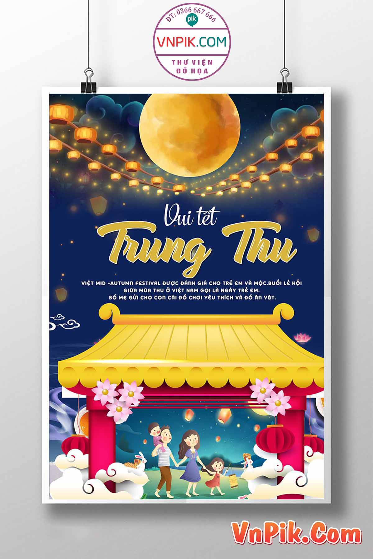 Poster Thiết Kế Tết Tung Thu 2024 Đẹp 19