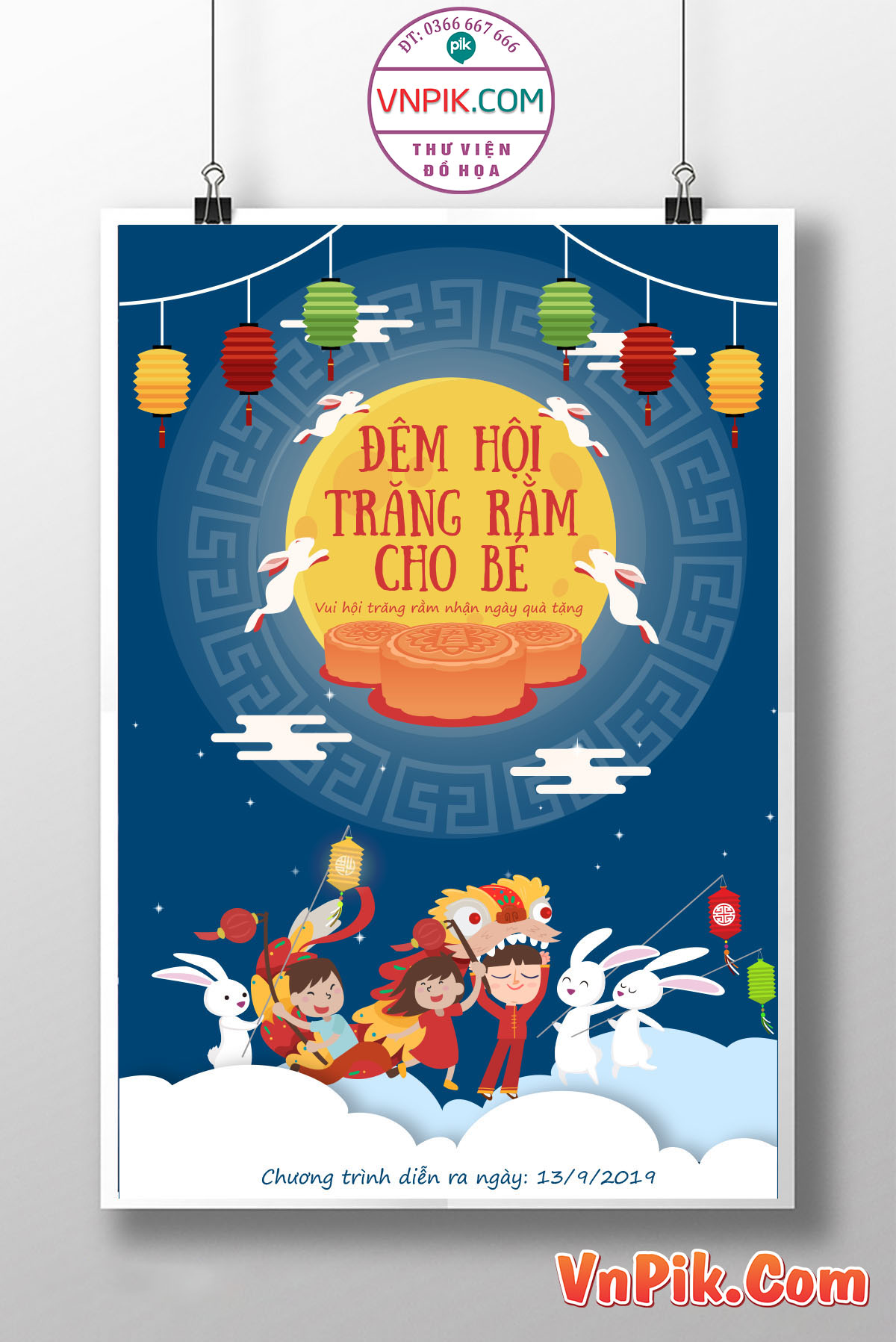 Poster Thiết Kế Tết Tung Thu 2024 Đẹp 9