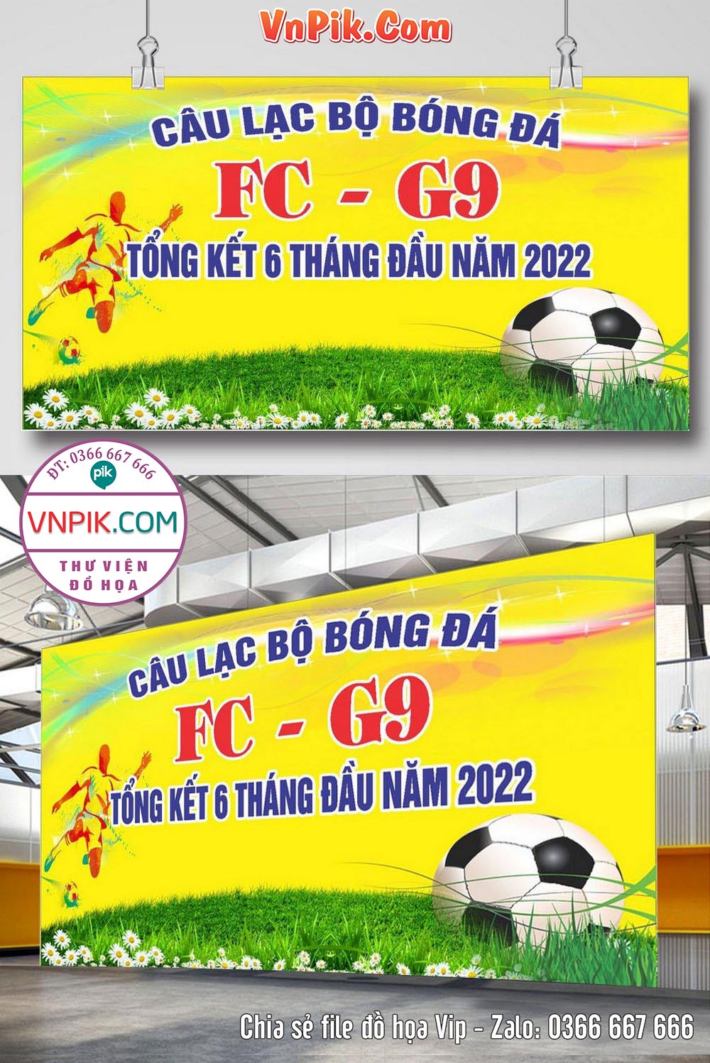 Market CLB bóng đá FC G9 tổng kết 6 tháng đầu năm