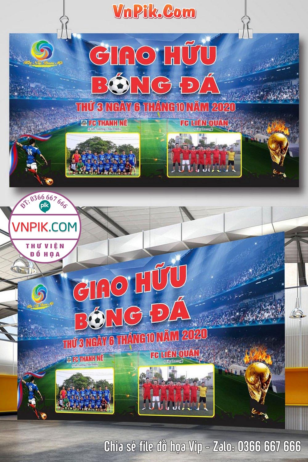 Market Giao hữu bóng đá FC Thanh Nê và FC Liên Quân file CDR