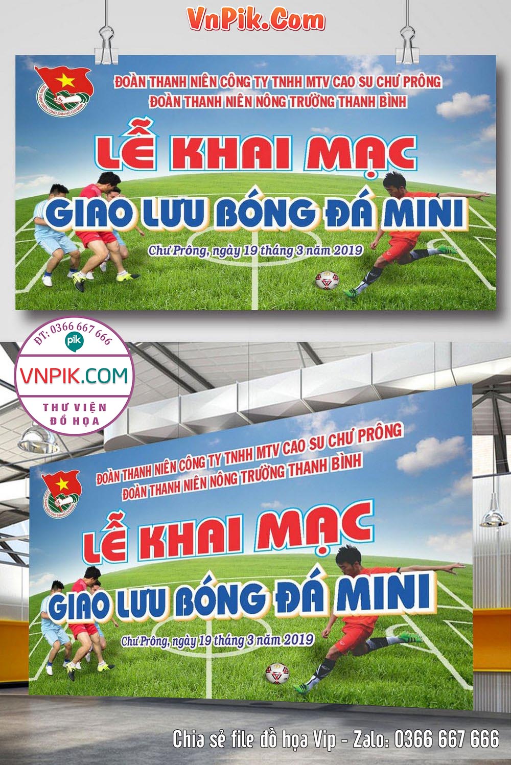 Market Lễ Khai Mạc Giao lưu bóng đá mini Thanh Bình