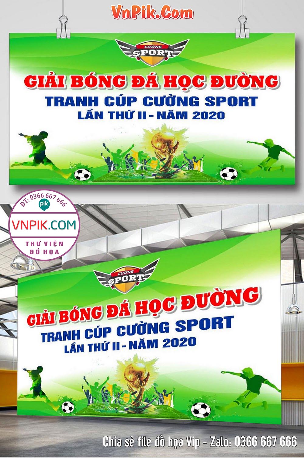 Market giải bóng đá học đường tranh cúp cường Sport