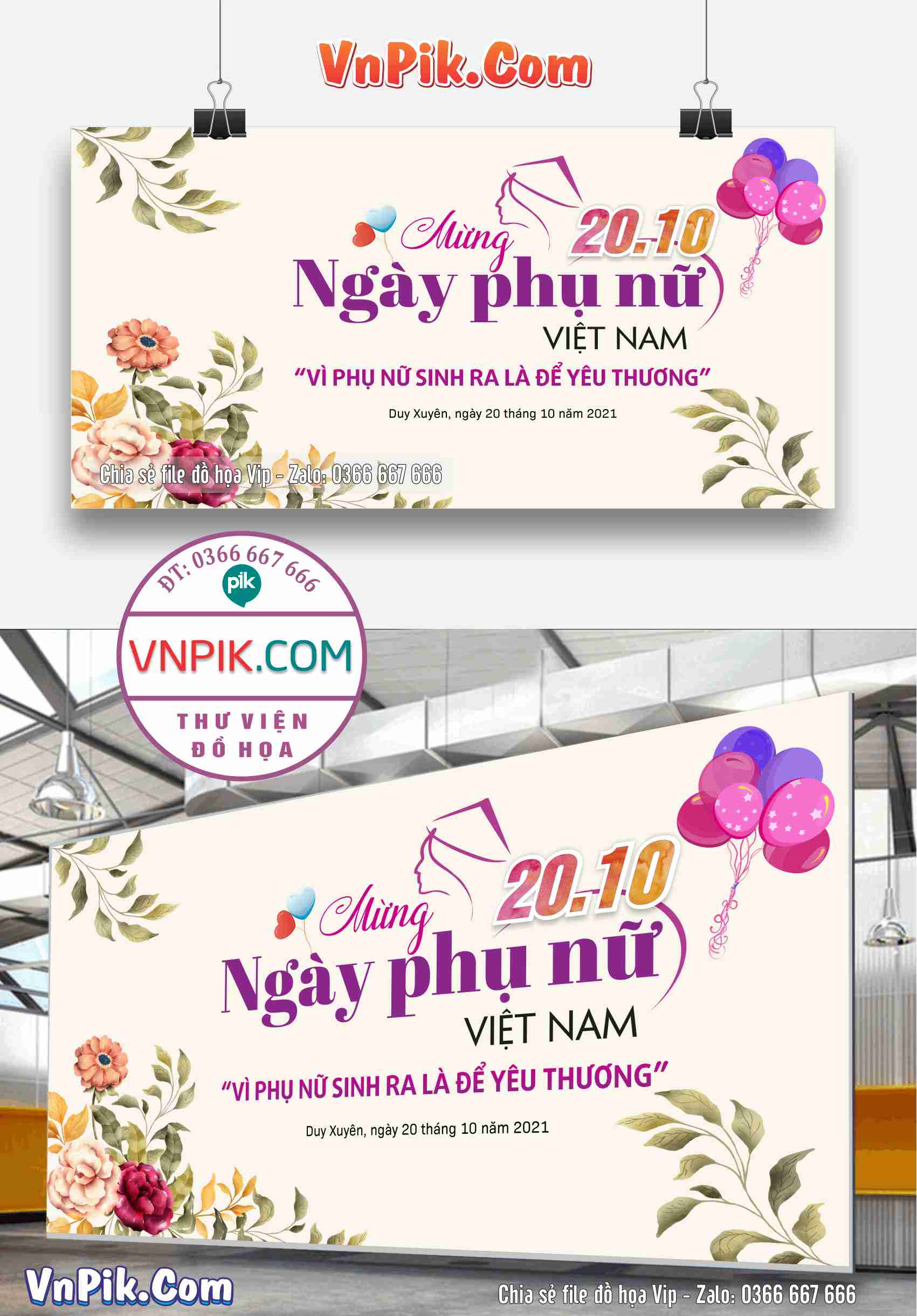 Mẫu Phông Nền Ngày Phụ Nữ Việt Nam 20 Tháng 10 File Corel Mẫu 220