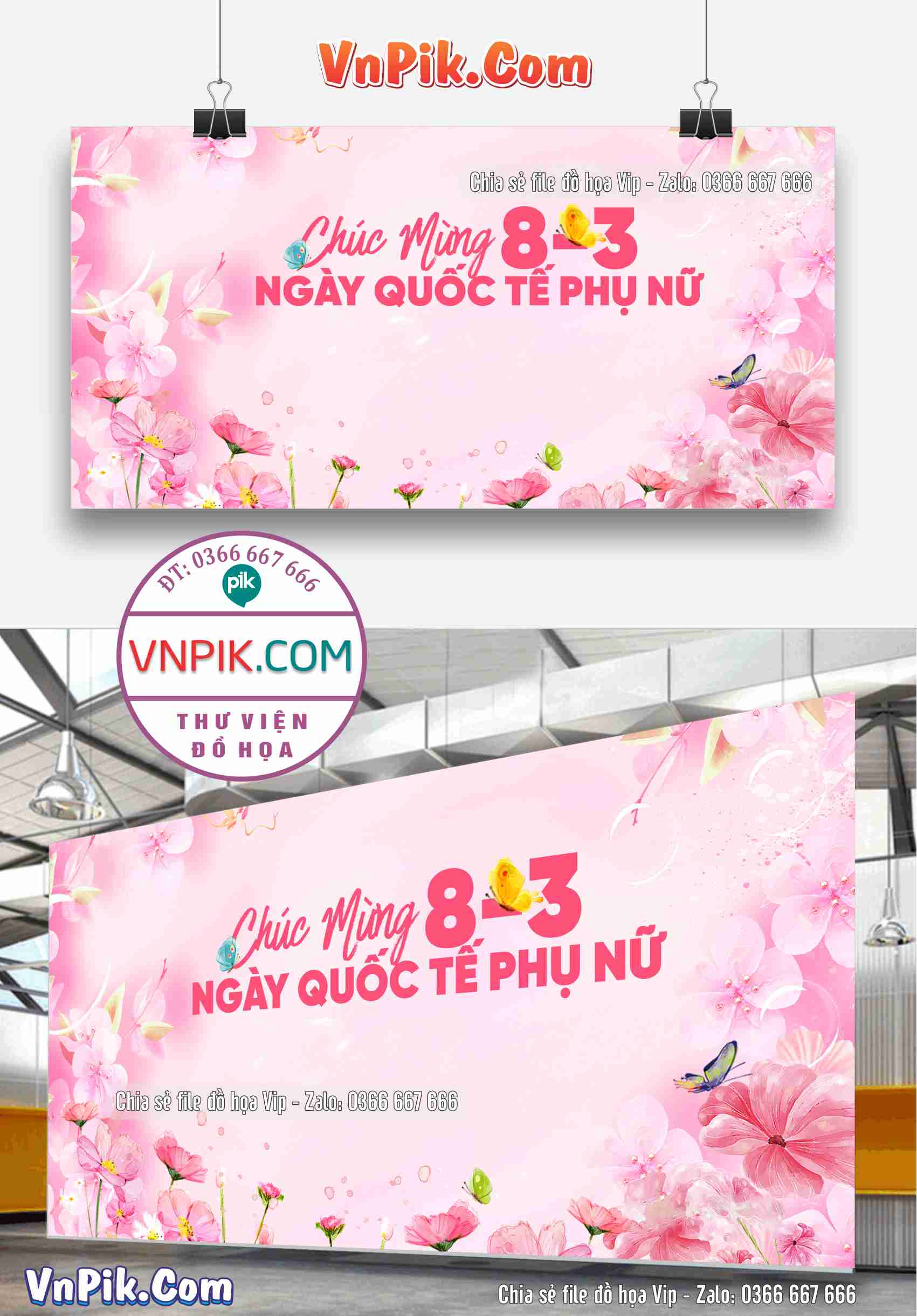 Phông Nền Ngày Quốc Tế Phụ Nữ 08 Tháng 03 Mẫu 9