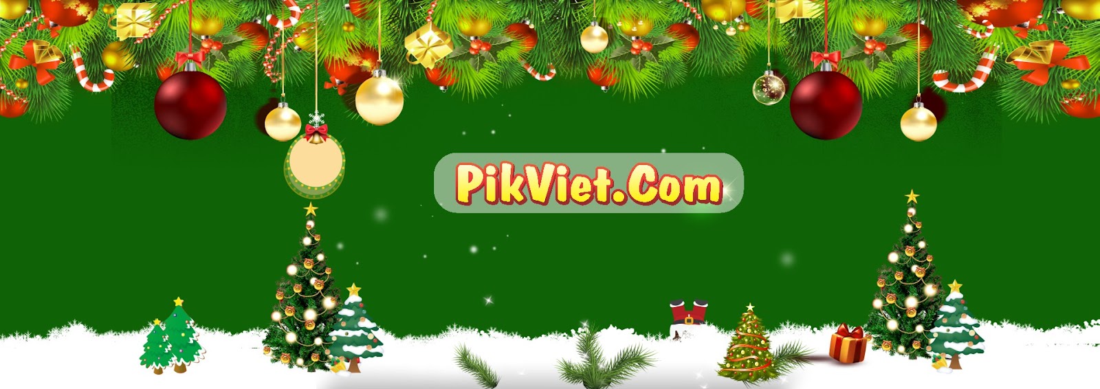 Mẫu Phông Nền Trang Trí Giáng Sinh Noel File Vector 27