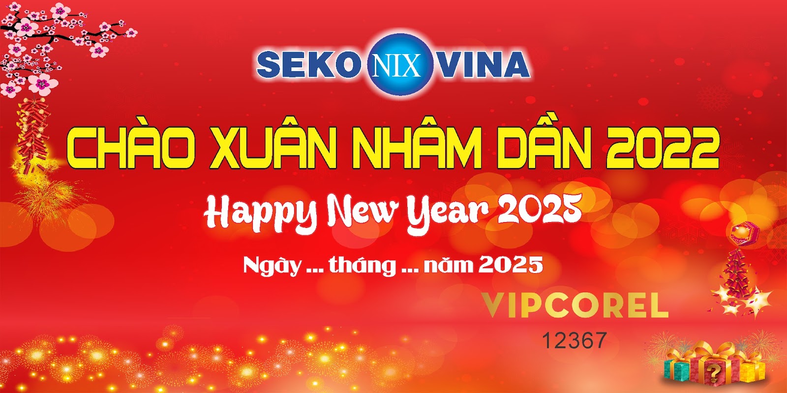 Background Phông Nền Sân Khấu Tết Tất Niên 2025 Đẹp 207