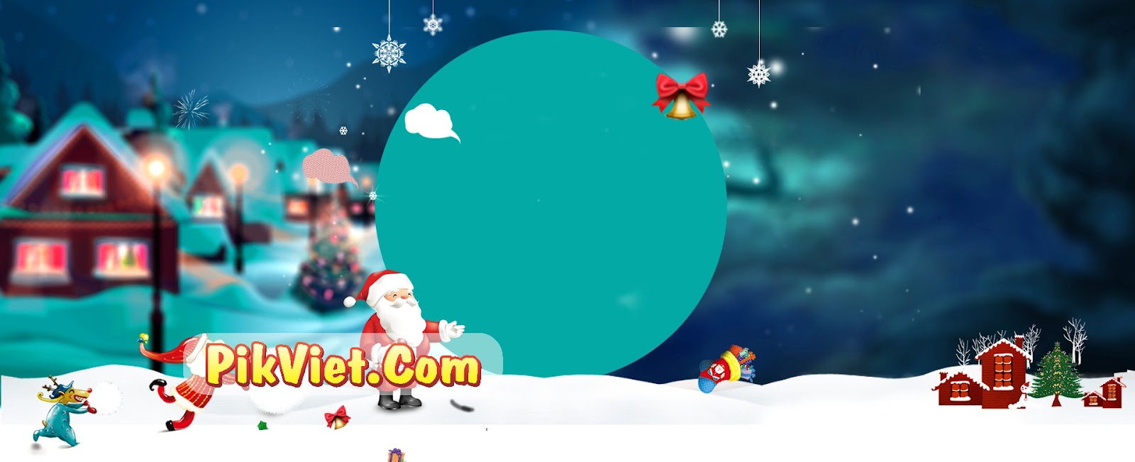 Mẫu Phông Nền Trang Trí Giáng Sinh Noel File Vector 33