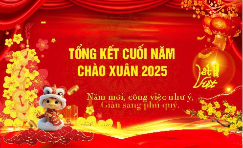 Background Phông Nền Sân Khấu Tết Tất Niên 2025 Đẹp 144