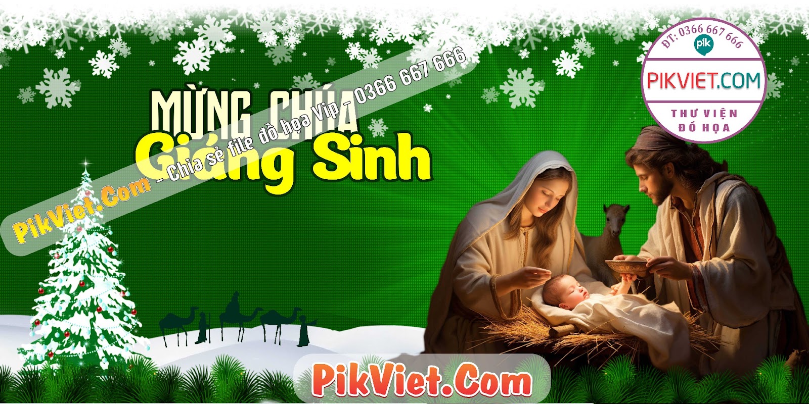 Mẫu Phông Nền Trang Trí Giáng Sinh Noel File Vector 15