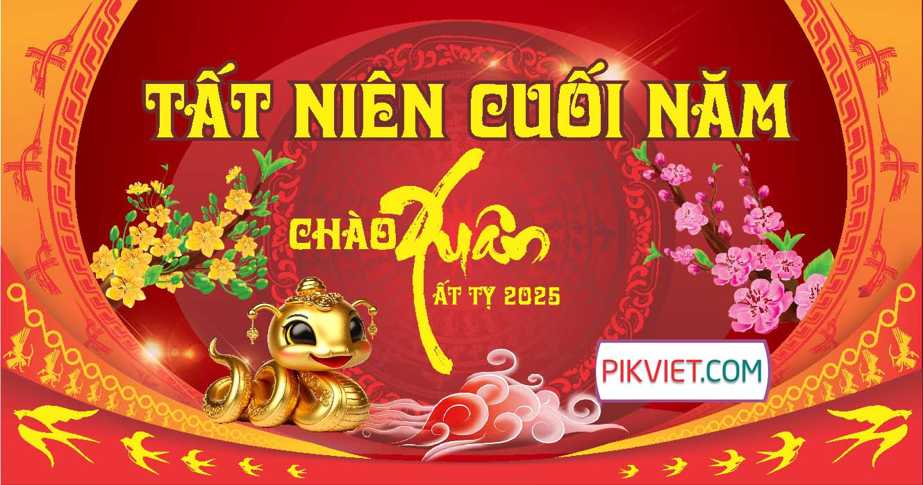 Background Phông Nền Sân Khấu Tết Tất Niên 2025 Đẹp 151