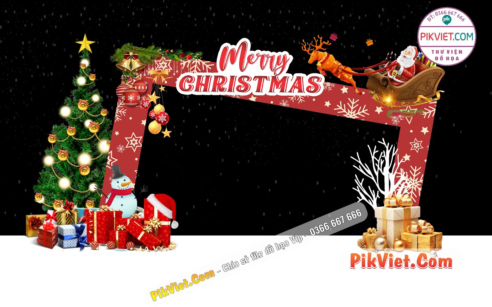 Mẫu Phông Nền Trang Trí Giáng Sinh Noel File Vector 22