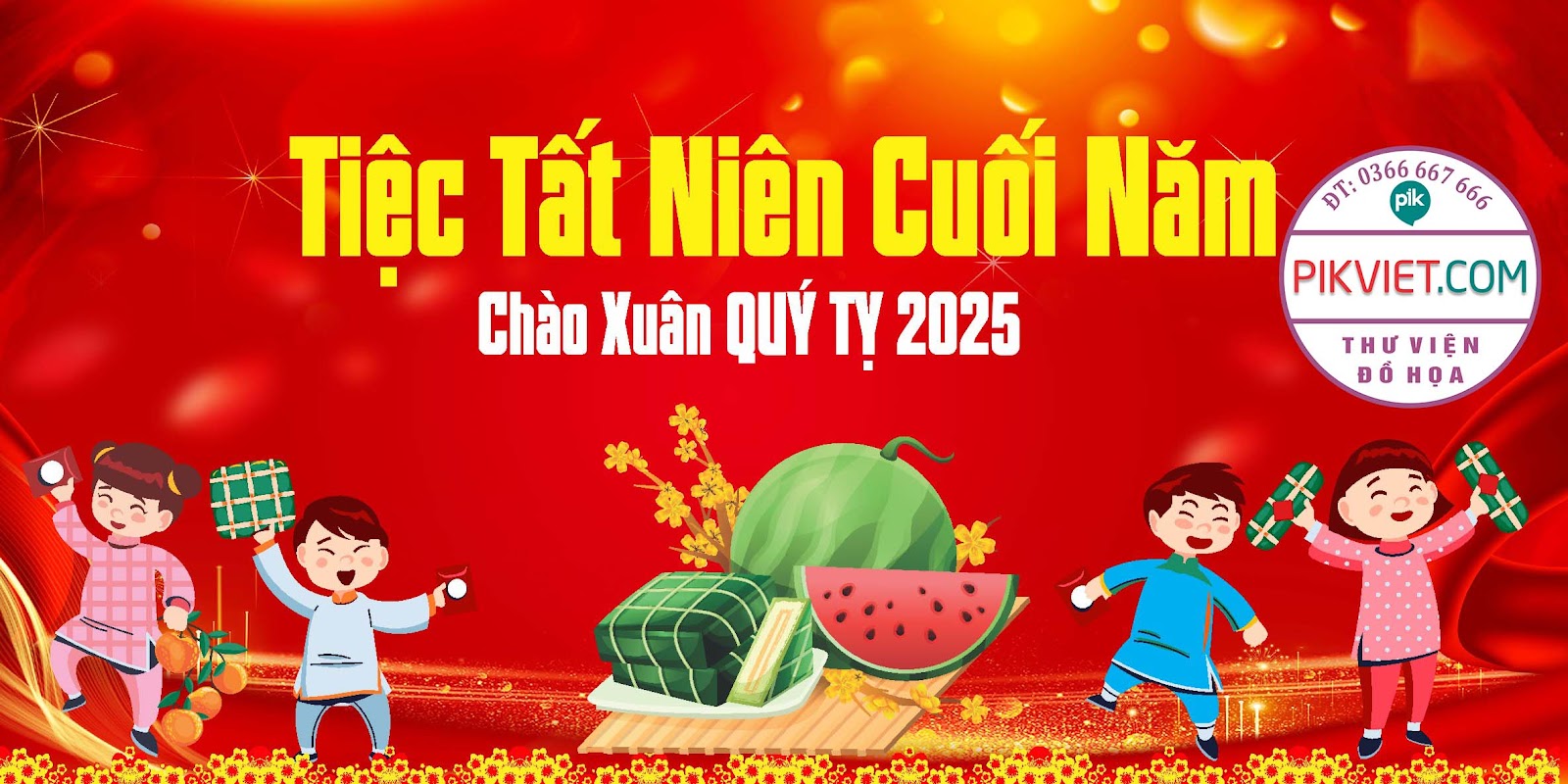 Background Phông Nền Sân Khấu Tết Tất Niên 2025 Đẹp 61