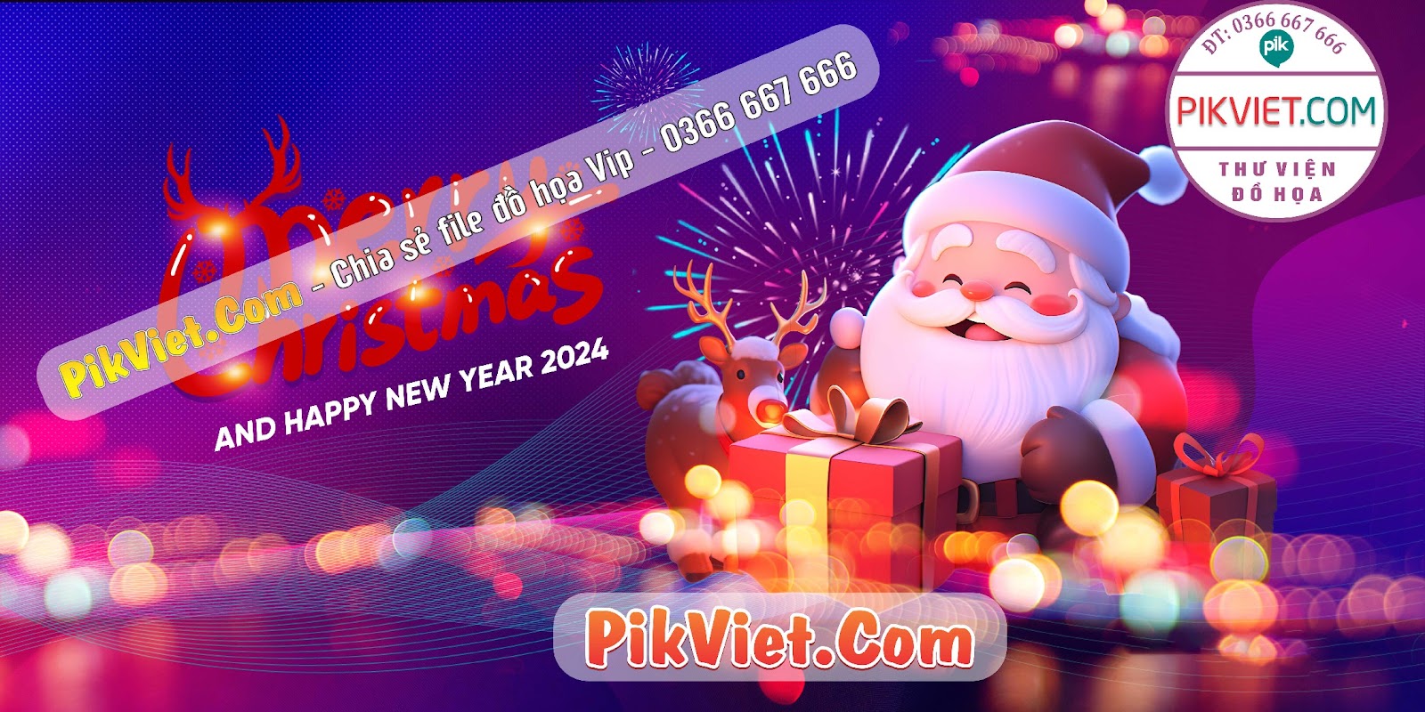 Mẫu Phông Nền Trang Trí Giáng Sinh Noel File Vector 25