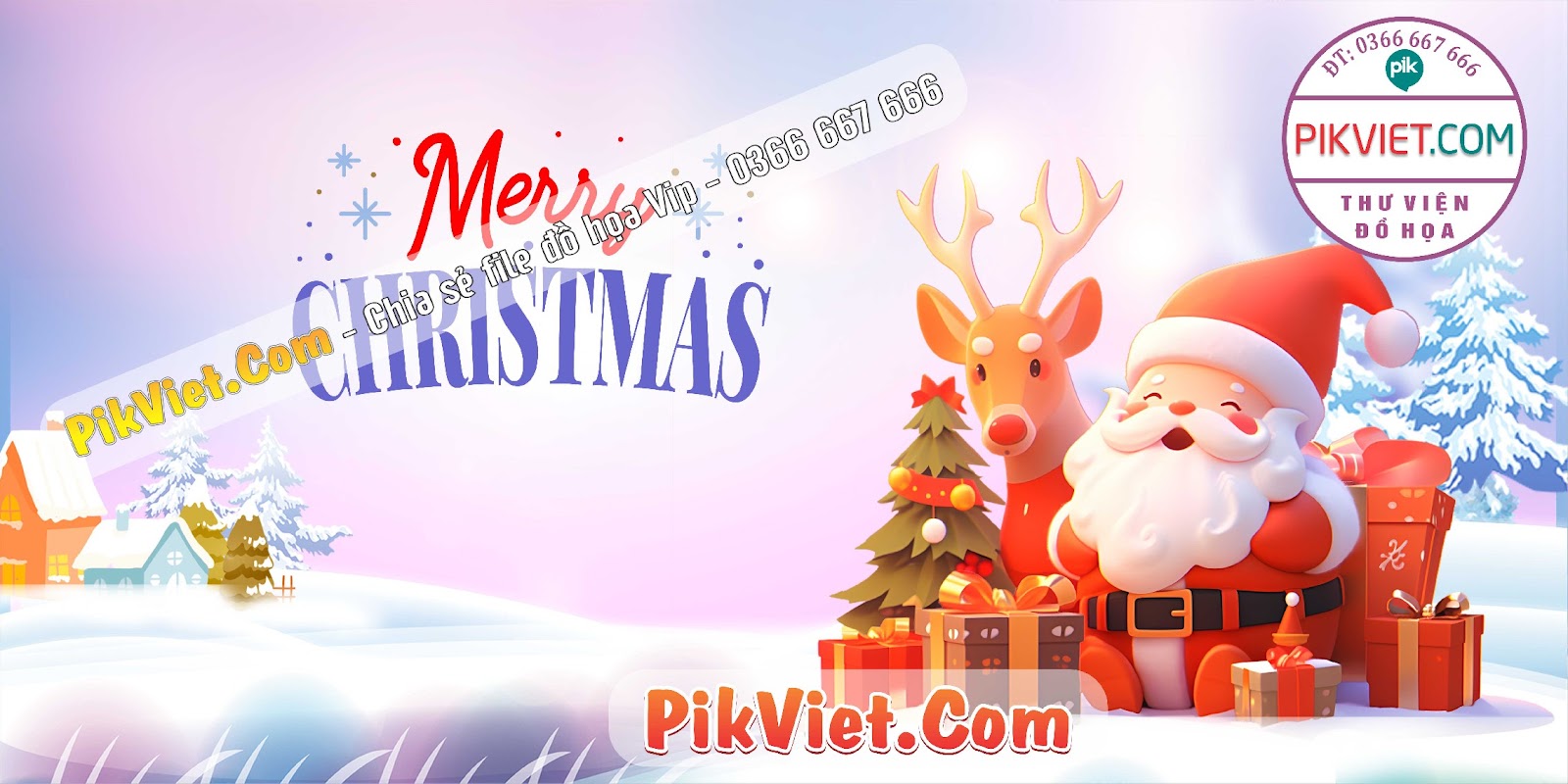 Mẫu Phông Nền Trang Trí Giáng Sinh Noel File Vector 24