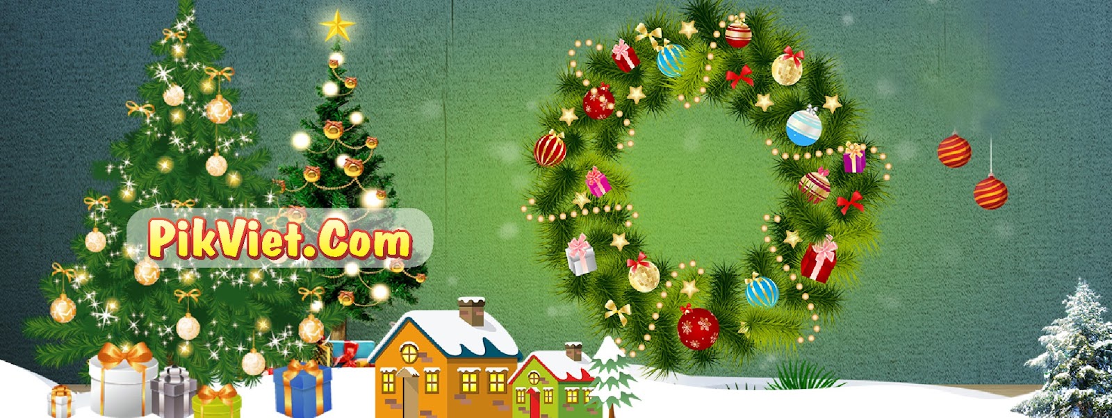 Mẫu Phông Nền Trang Trí Giáng Sinh Noel File Vector 35