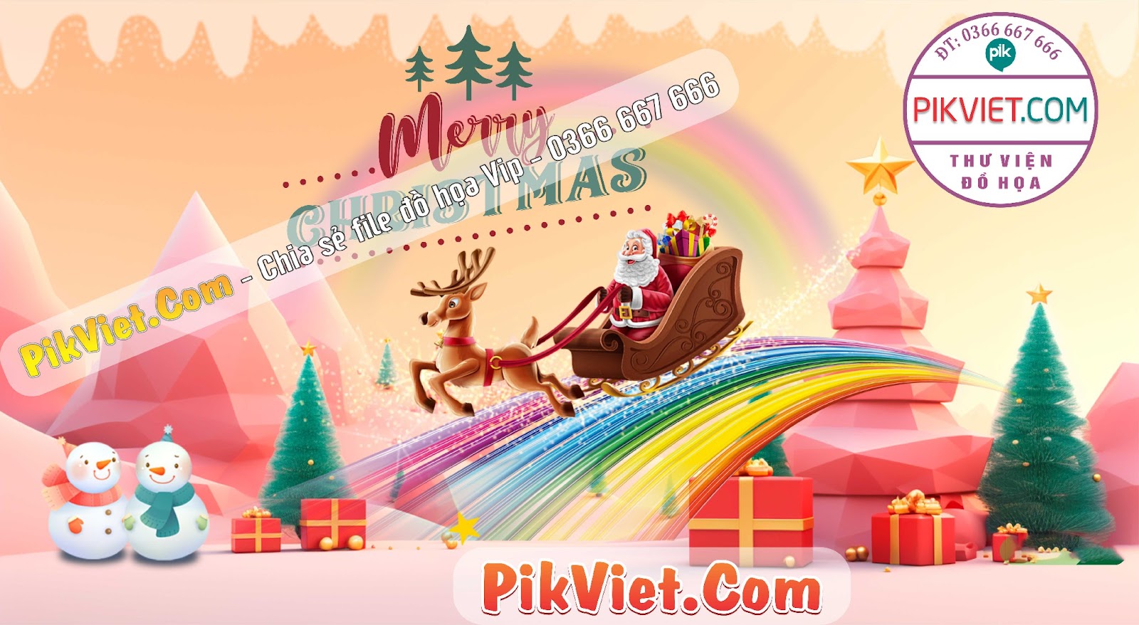 Mẫu Phông Nền Trang Trí Giáng Sinh Noel File Vector 12