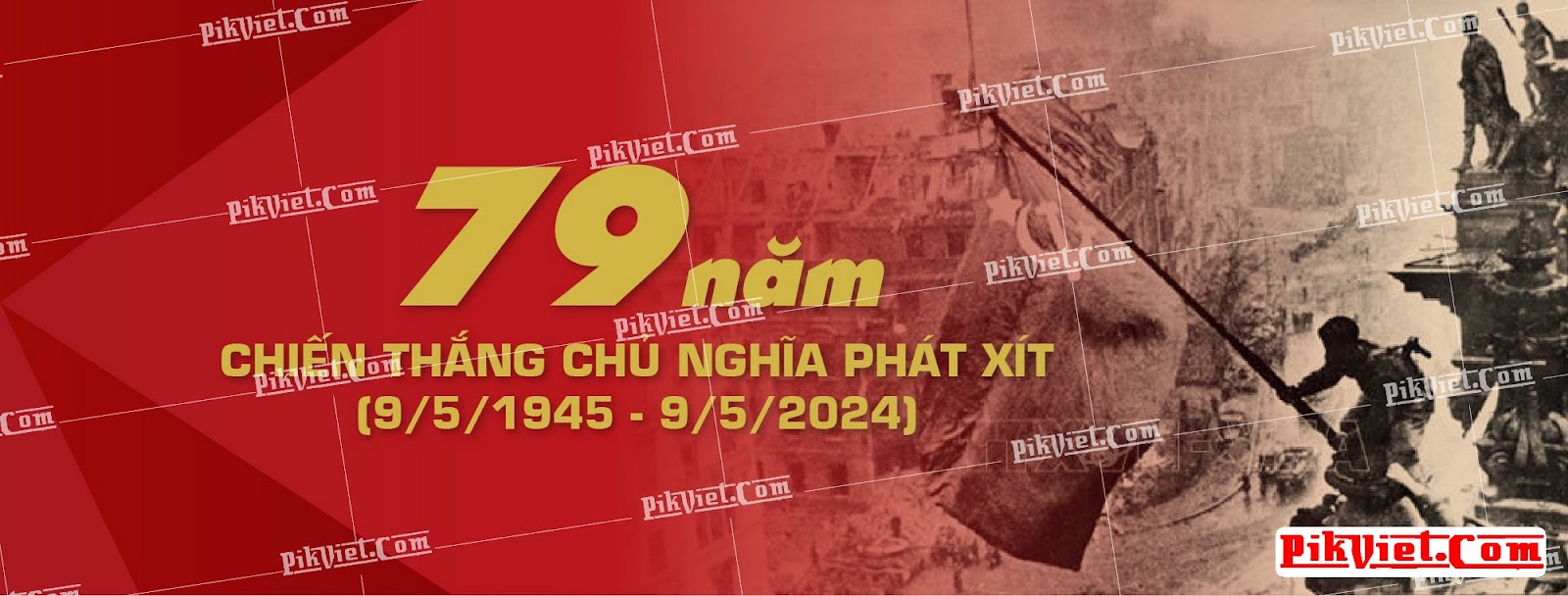 Banner kỷ niệm 79 năm chiến thắng phát xít 03