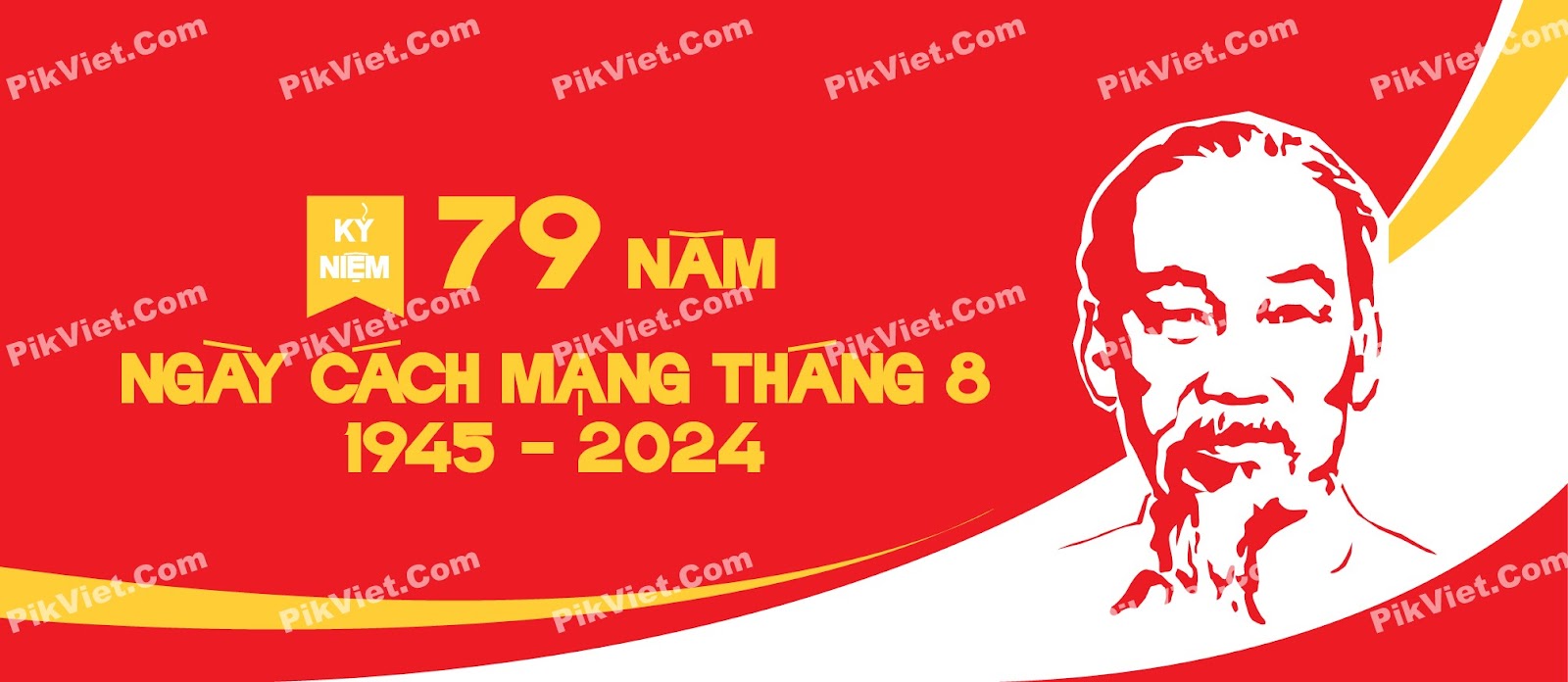 Banner kỷ niệm ngày Cách mạng tháng tám thành công 03