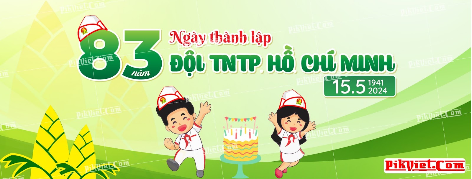 Banner kỷ niệm 83 năm ngày truyền thống Đội Thiếu Niên Tiền Phong 04