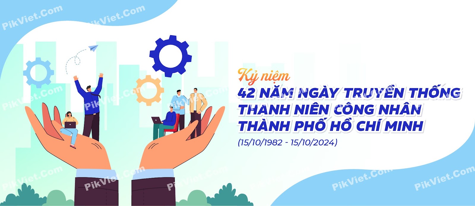 Banner kỷ niệm ngày truyền thống Thanh niên công nhân 01