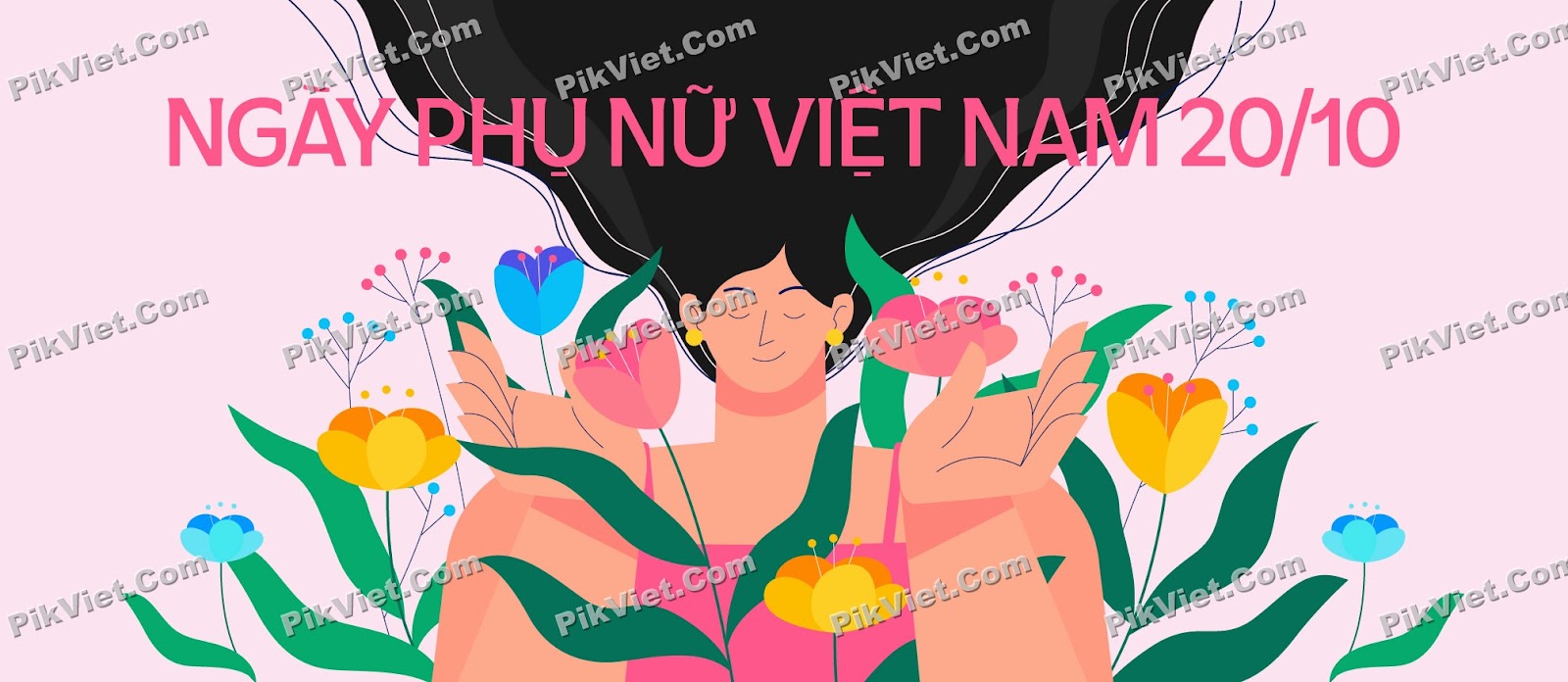 Banner Mừng ngày phụ nữ Việt Nam 03