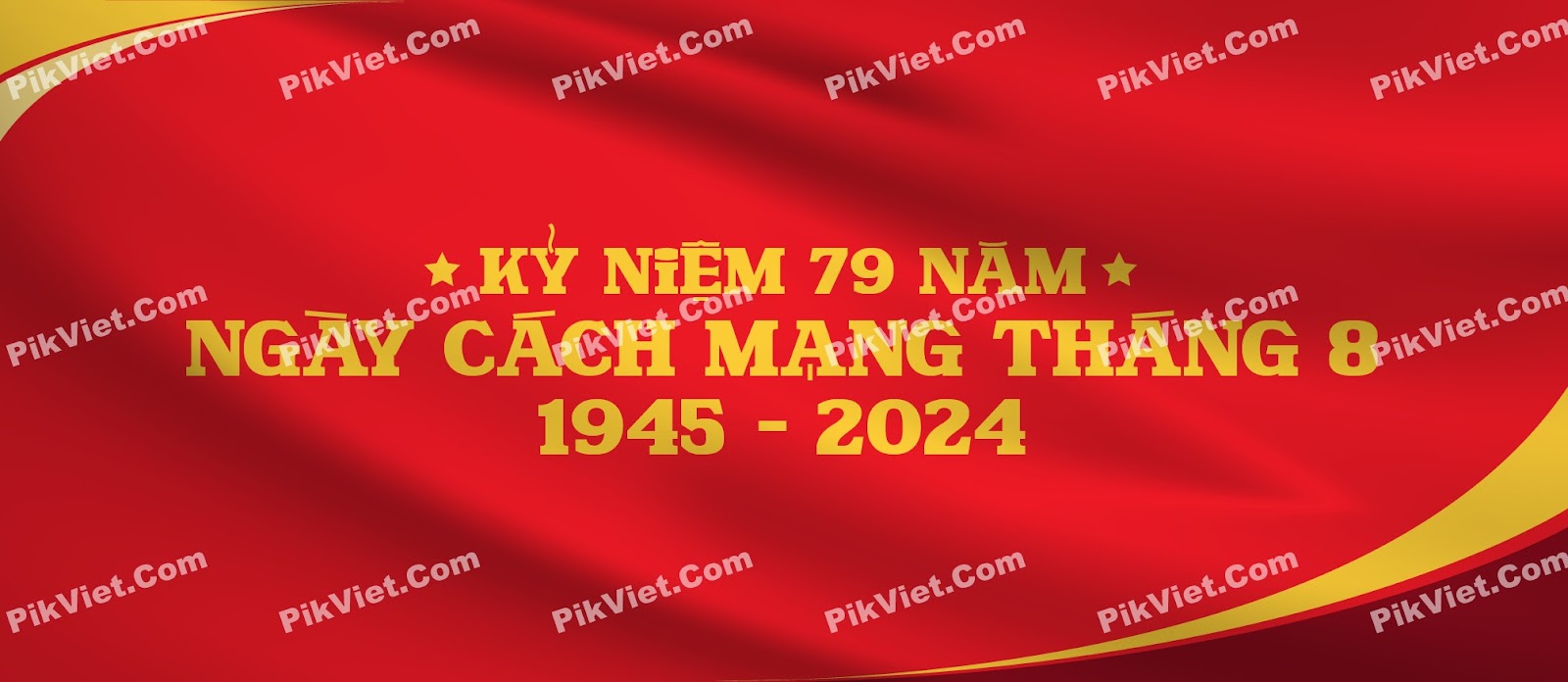 Banner kỷ niệm ngày Cách mạng tháng tám thành công 01