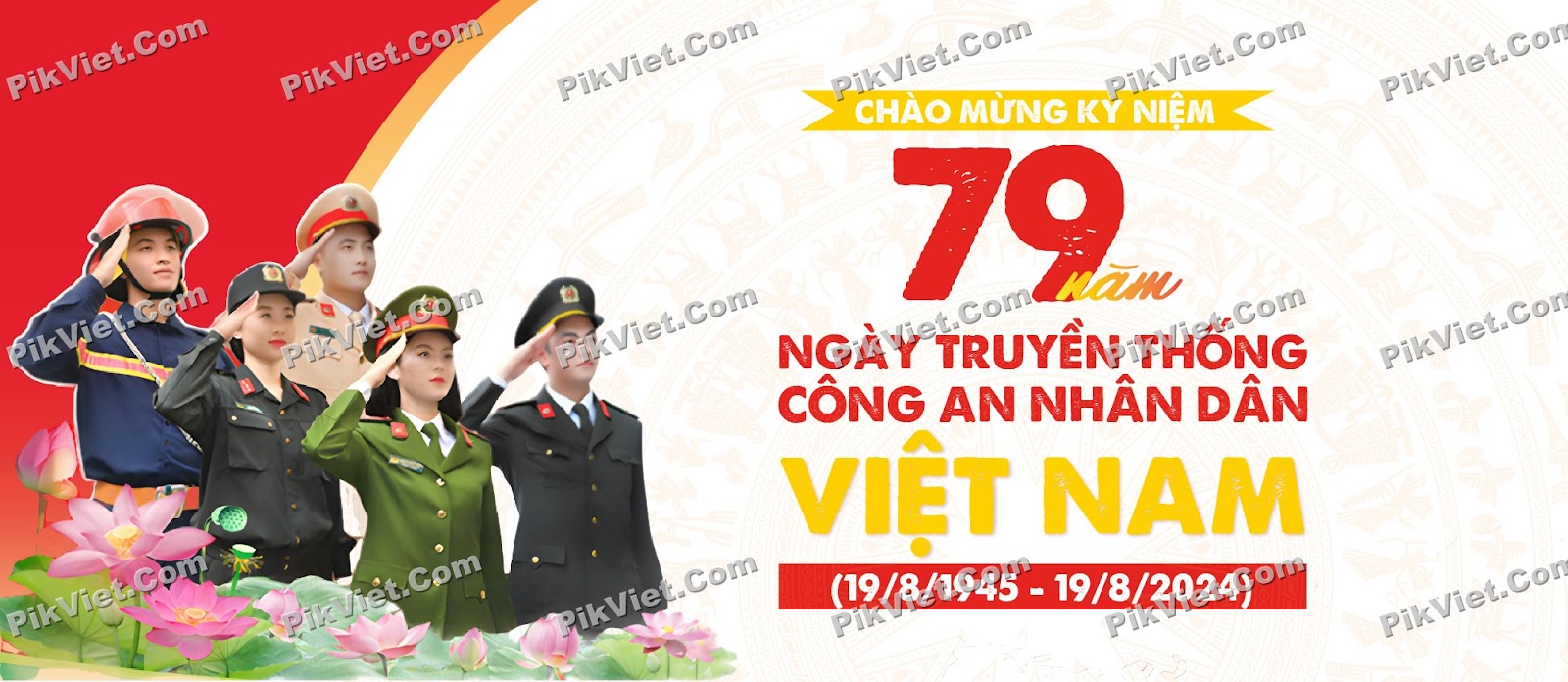 Banner Ngày truyền thống lực lượng công an nhân dân 03