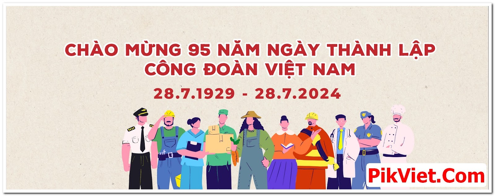 Banner Mừng ngày Thành lập công đoàn Việt Nam 02