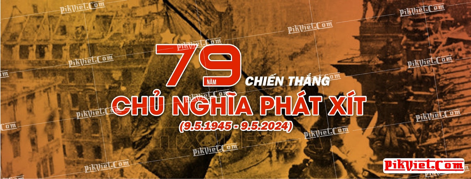 Banner kỷ niệm 79 năm chiến thắng phát xít 01