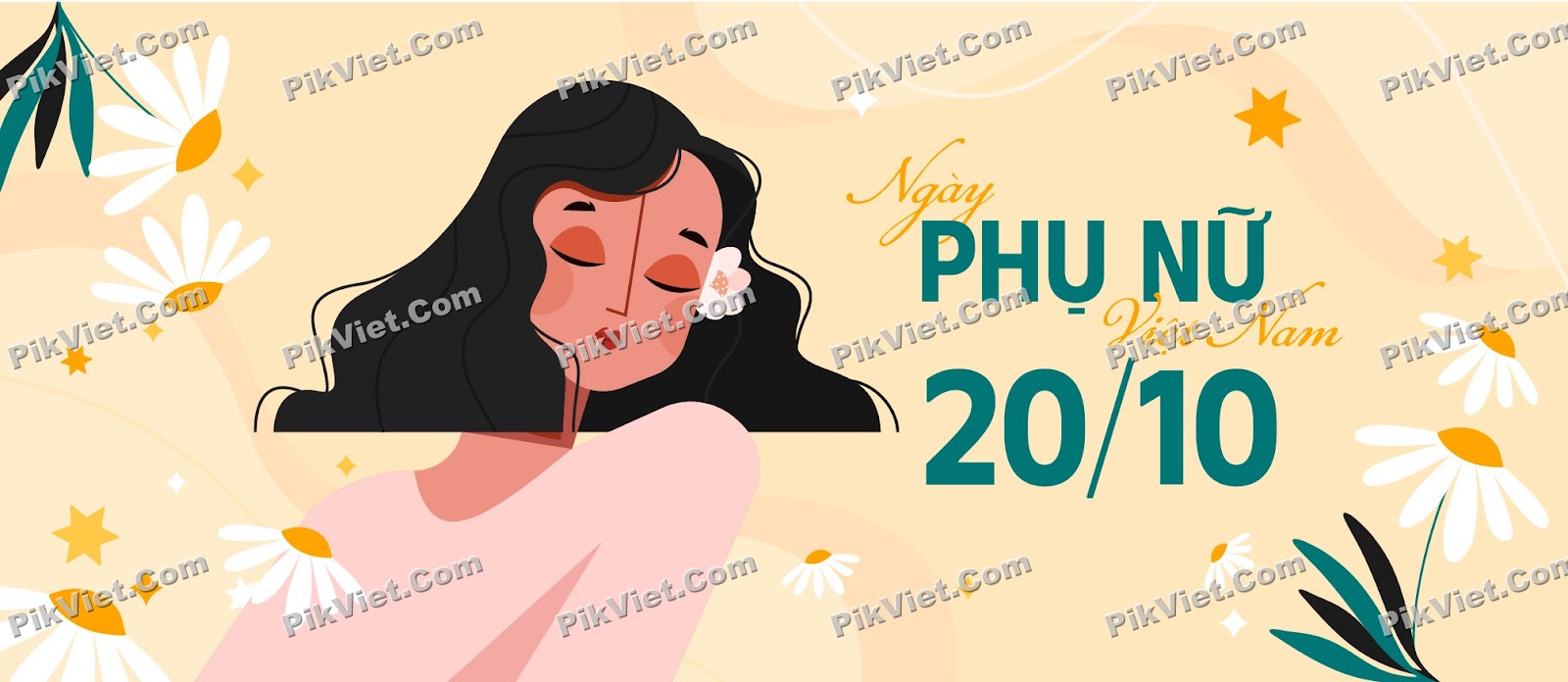 Banner Mừng ngày phụ nữ Việt Nam 02