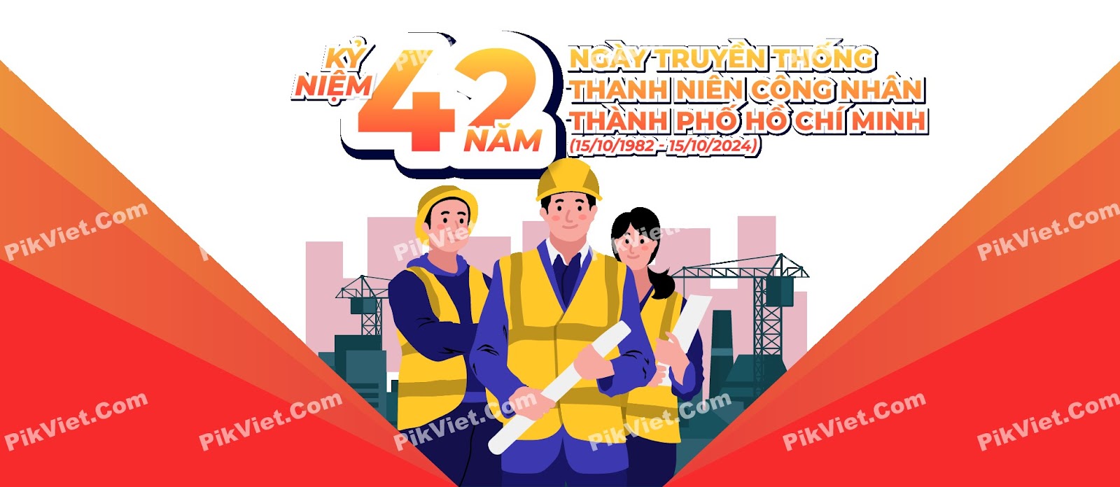 Banner kỷ niệm ngày truyền thống Thanh niên công nhân 04